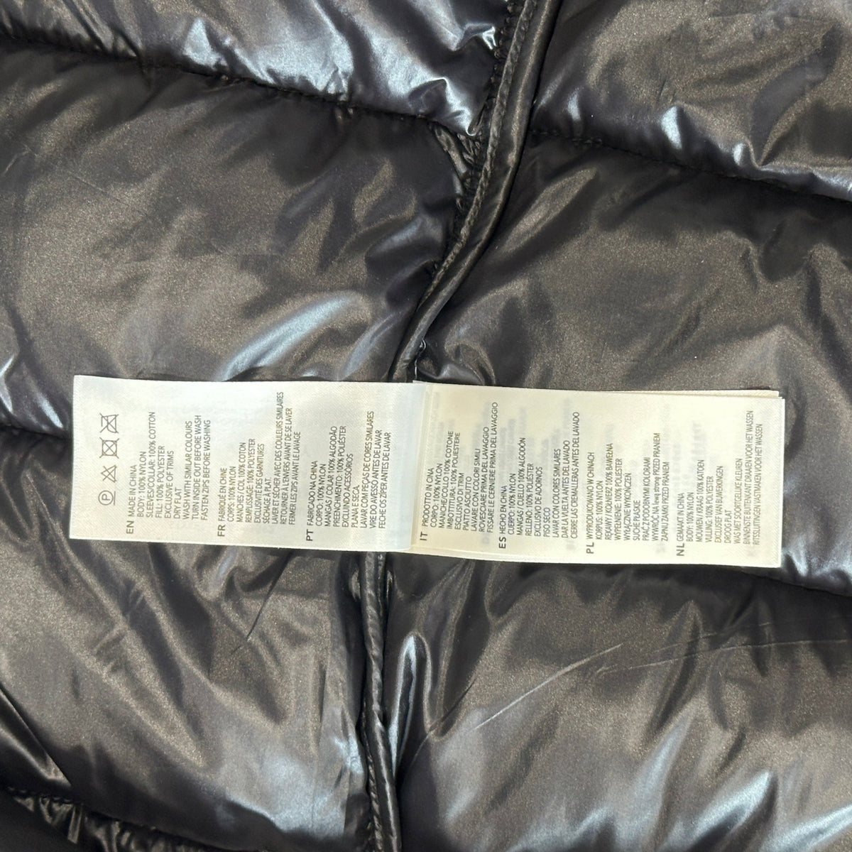 NEW Black Varley Puffer Jacket with Chunky Ribbed Knit Collar (RRP £399) | Authentic Preloved - Reloved Again