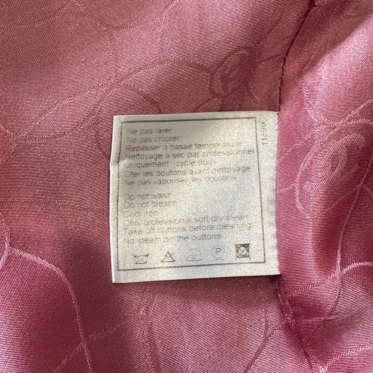 Chanel Vintage Pink and Green Multicolour Tweed Jacket | Authentic Preloved