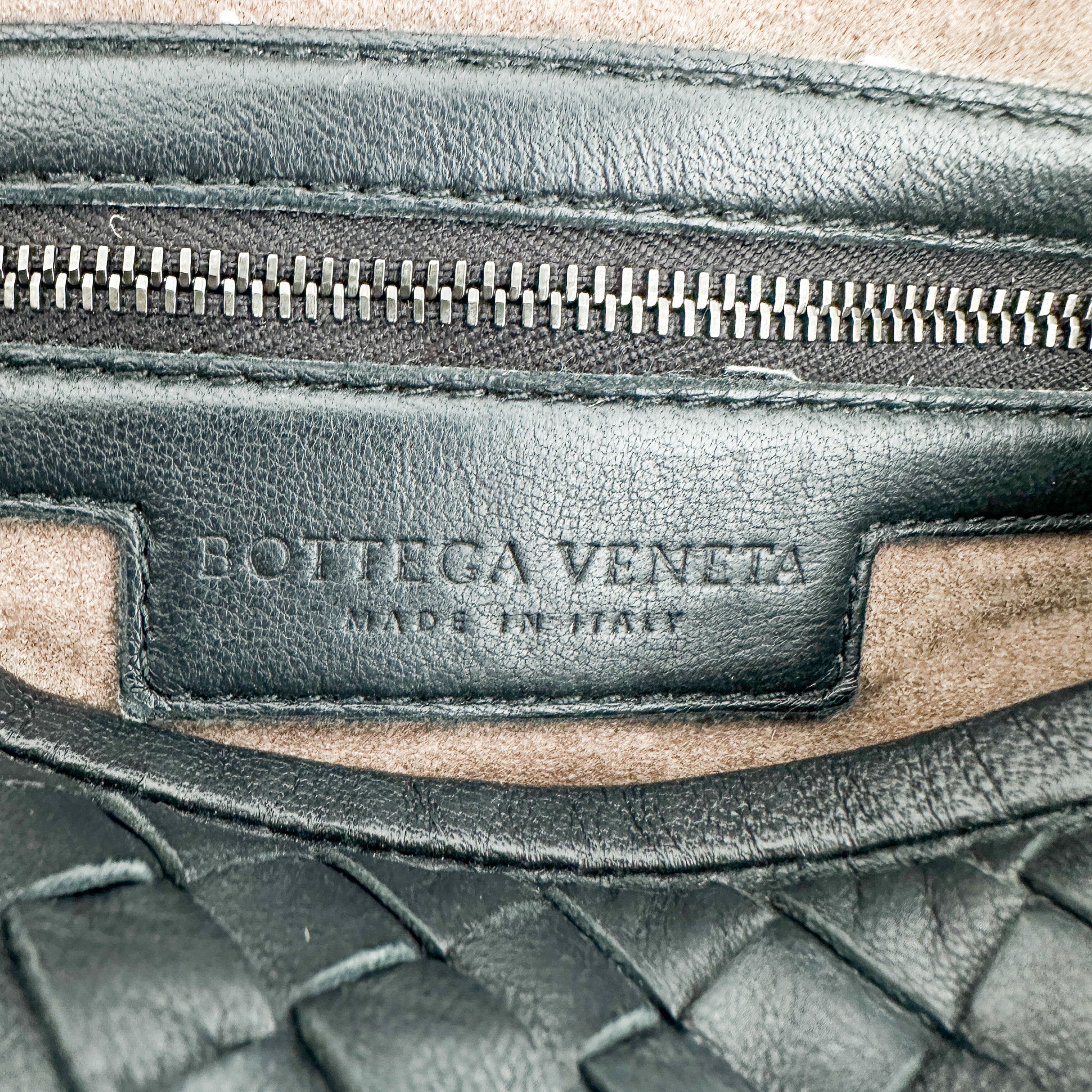 Bottega Veneta Small Intrecciato Black Leather Hobo Bag RRP £3,400 | Authentic Preloved