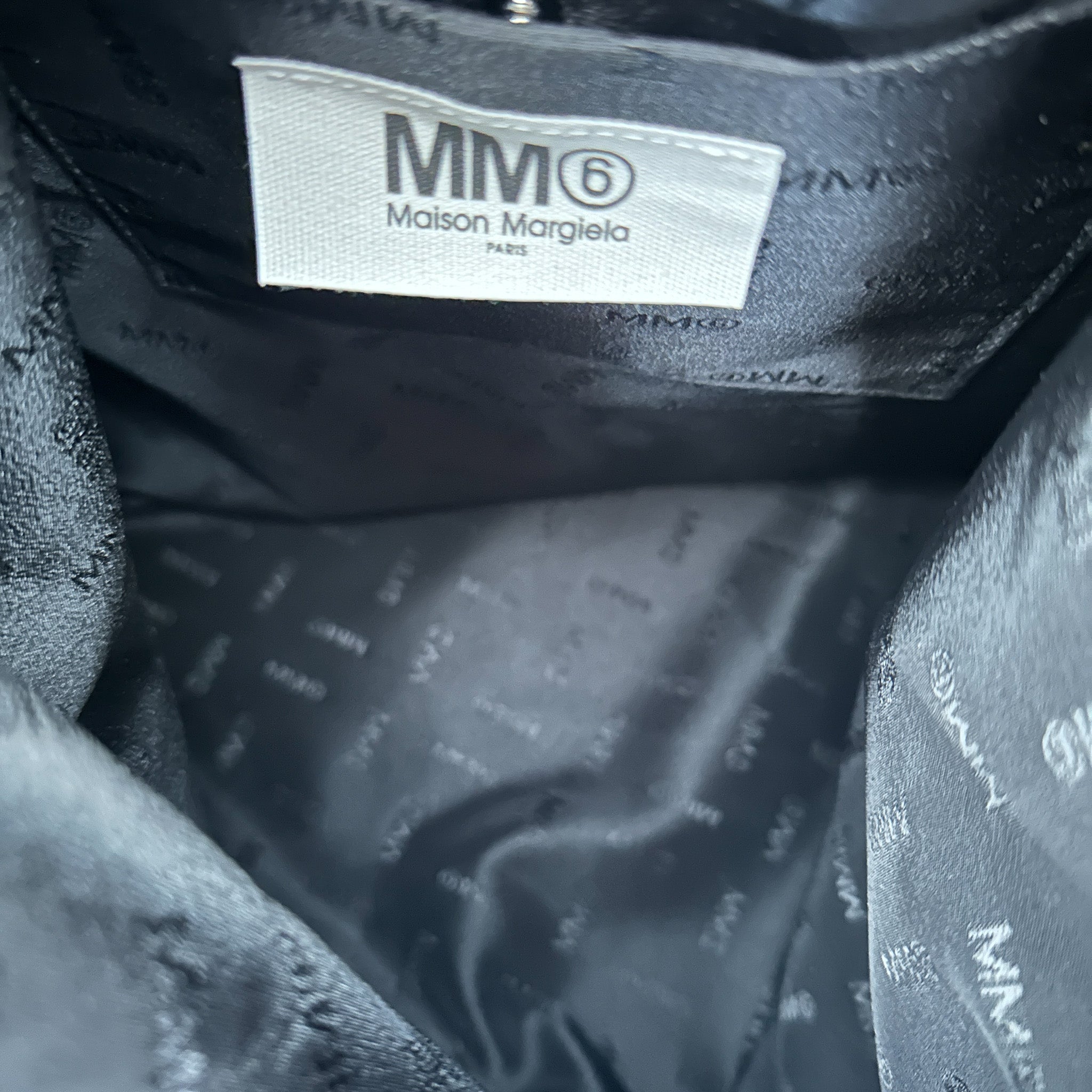 Maison Margiela MM6 Classic Japanese Black Bag RRP £420 | Authentic Preloved