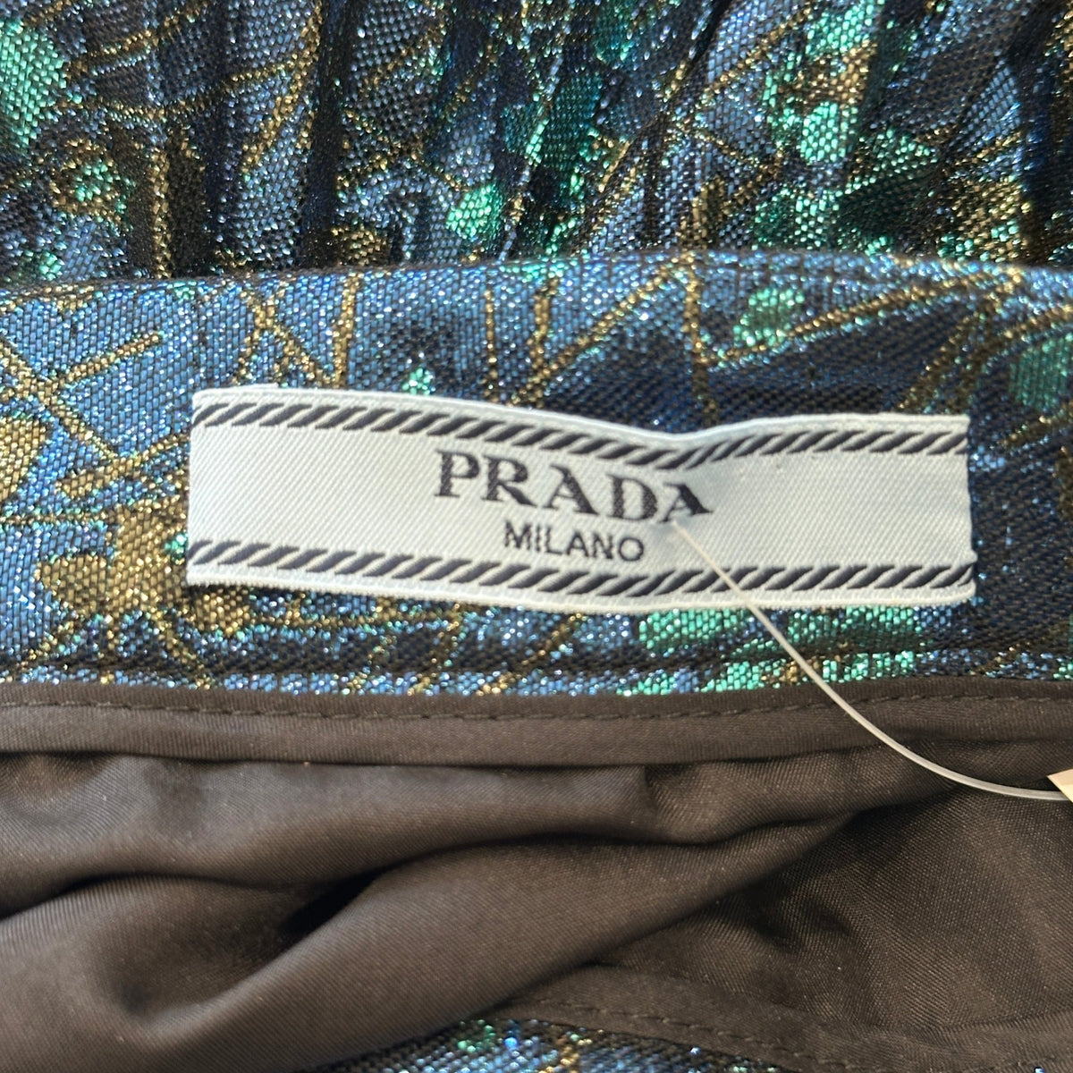 Prada Floral Pleated Midi Skirt | Authentic Preloved - Reloved Again