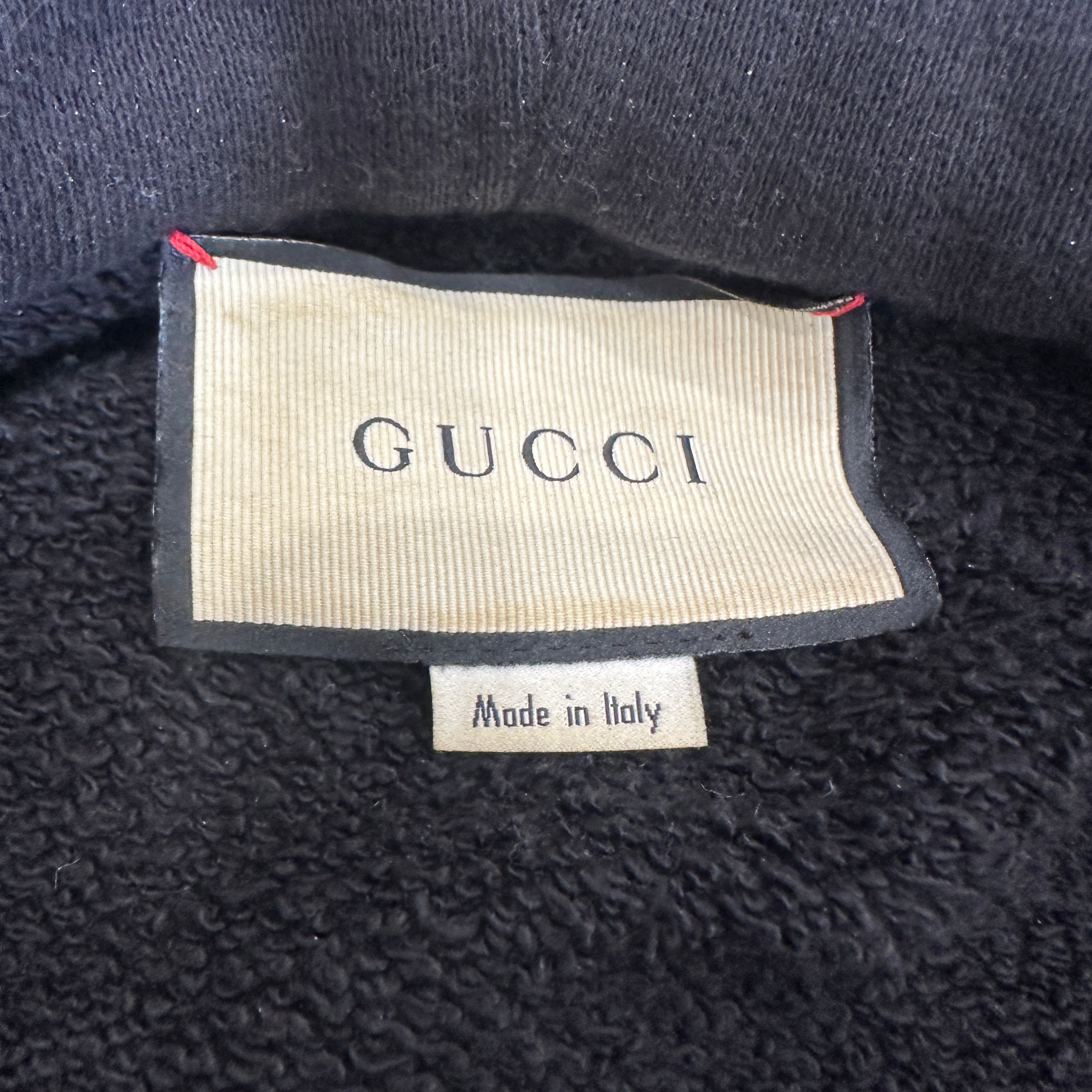 Gucci Black GG Logo Hoodie (RRP £700) | Authentic Preloved