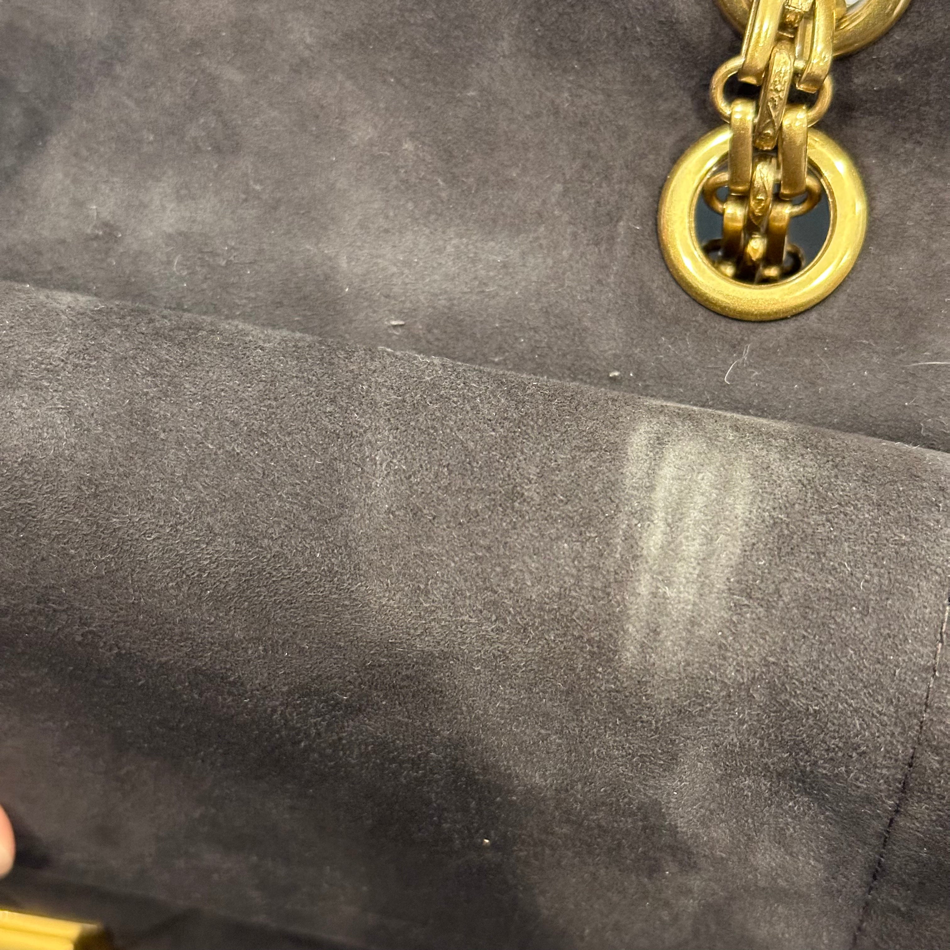 RARE Chanel Vintage 2.55 Double Flap Suede Brown Handbag RRP £8,850 | Authentic Preloved