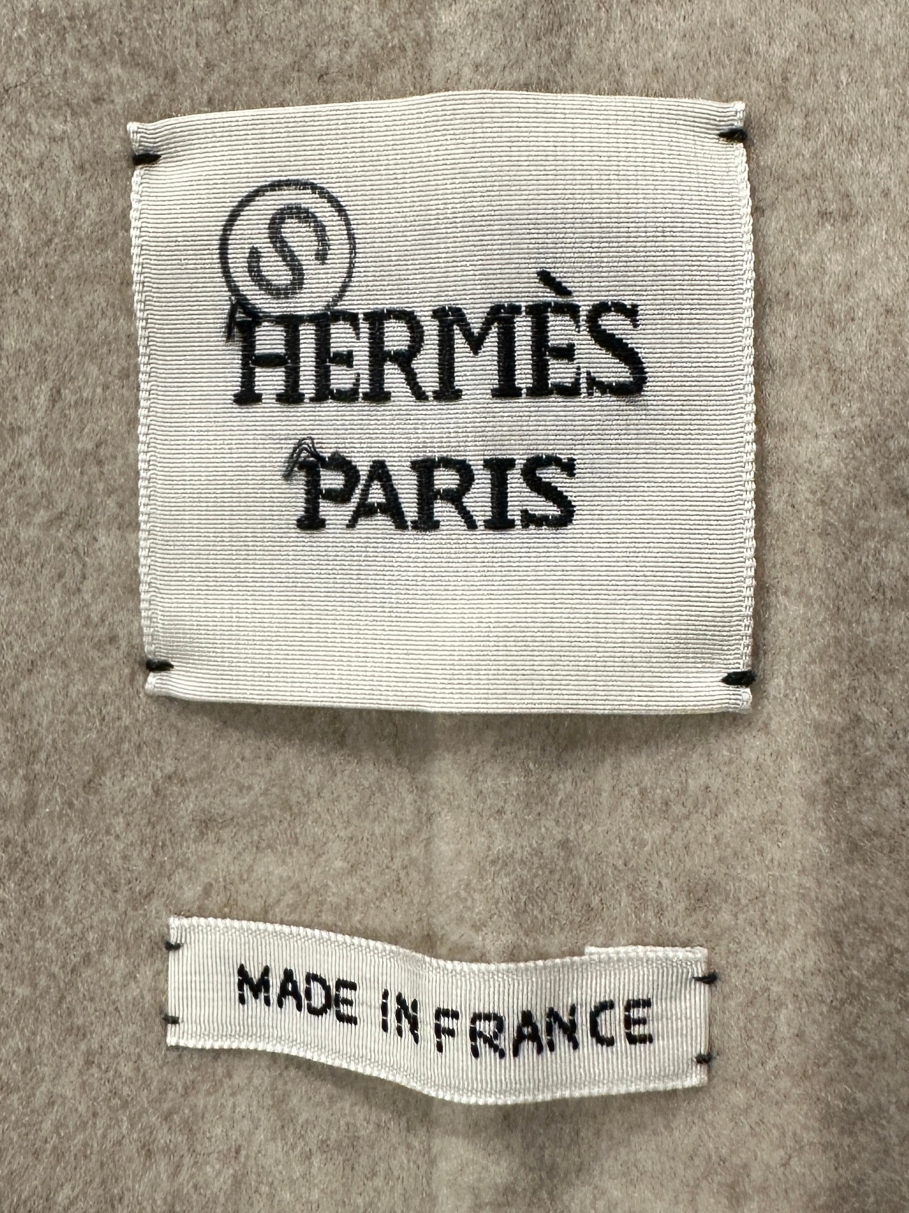 NEW Hermes Beige Long Droit Cashmere Gilet RRP £4K | Authentic Preloved