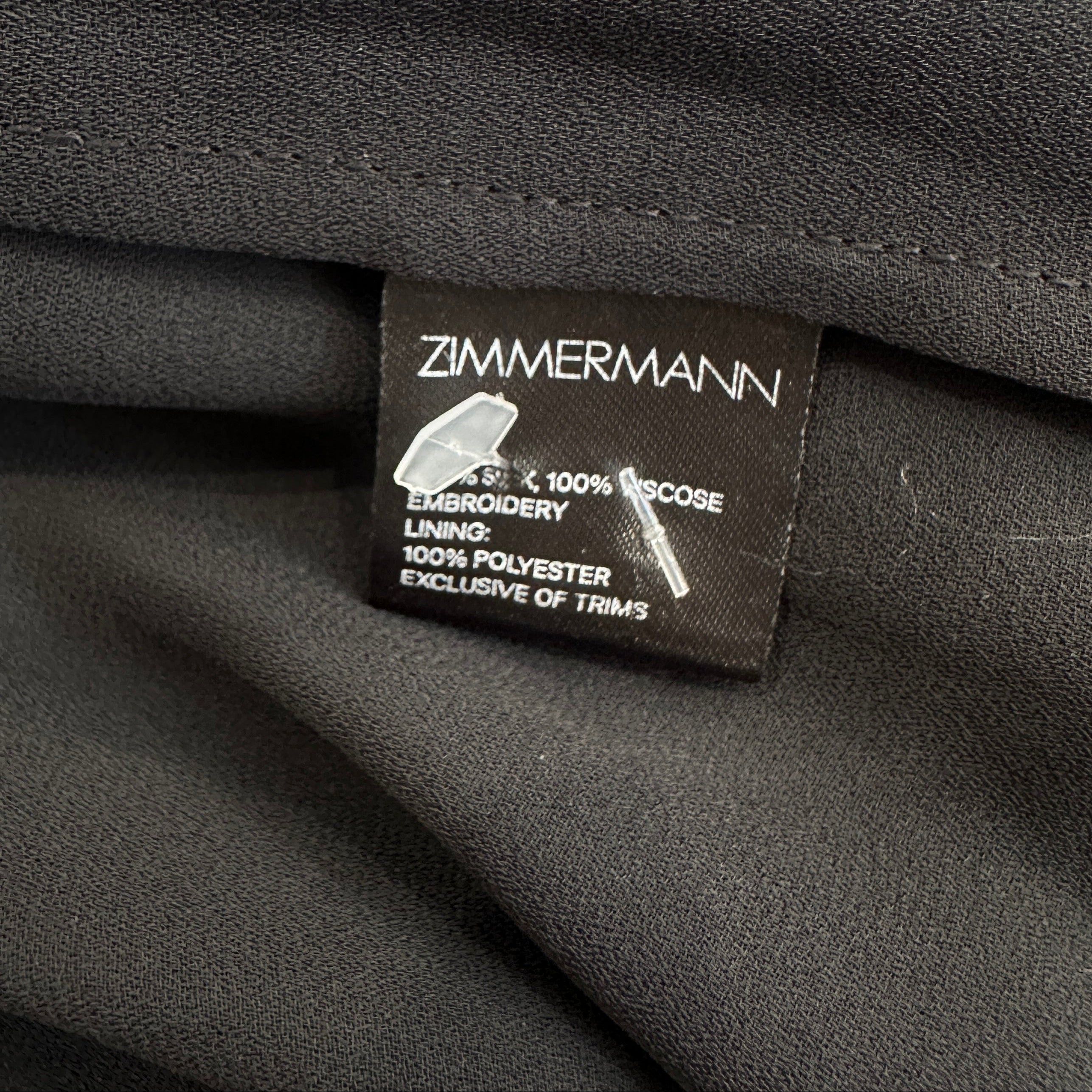Zimmermann Black Broderie Anglaise Lace Playsuit (RRP £550) | Authentic Preloved