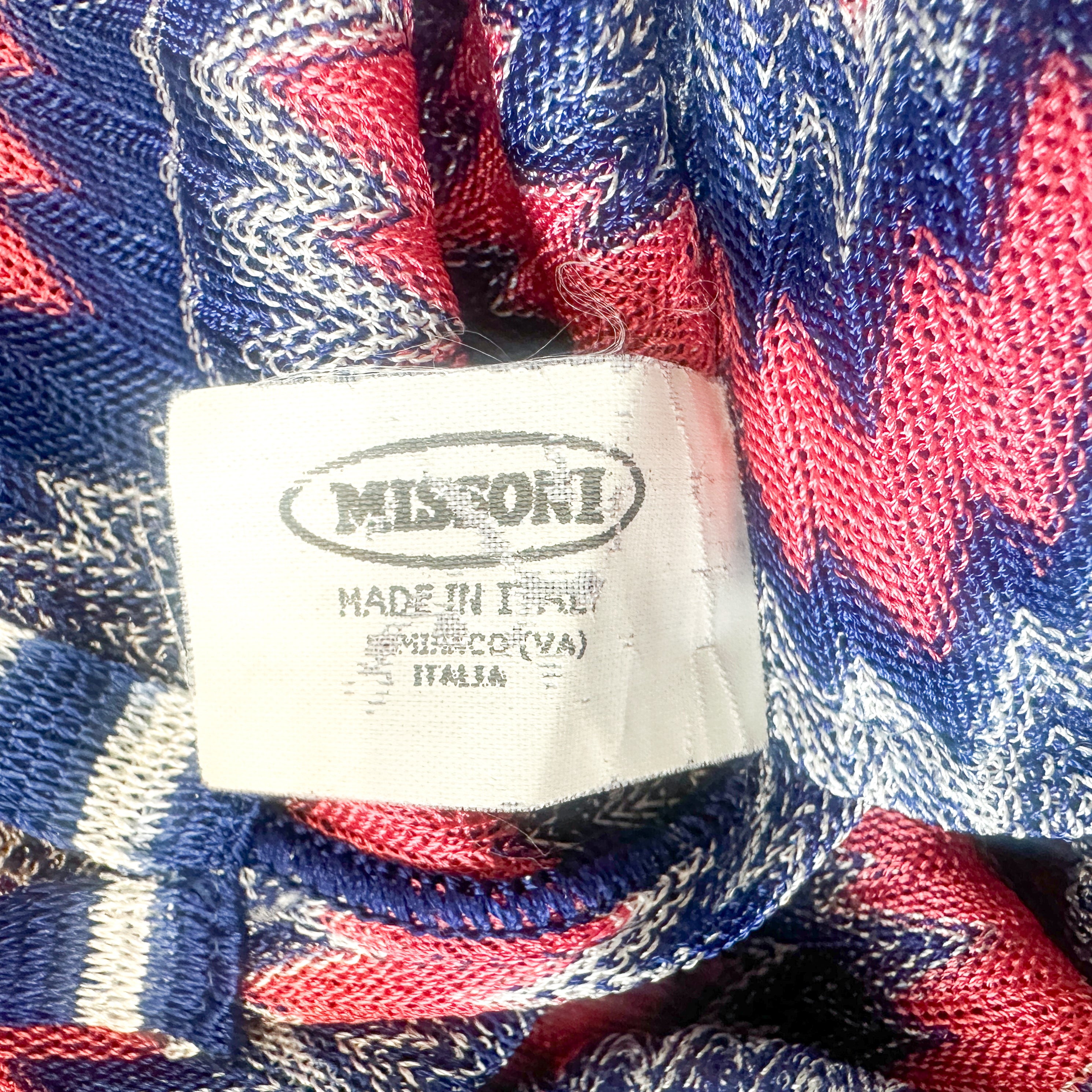 Missoni Pink & Blue Silk Blend Playsuit (RRP £550) | Authentic Preloved