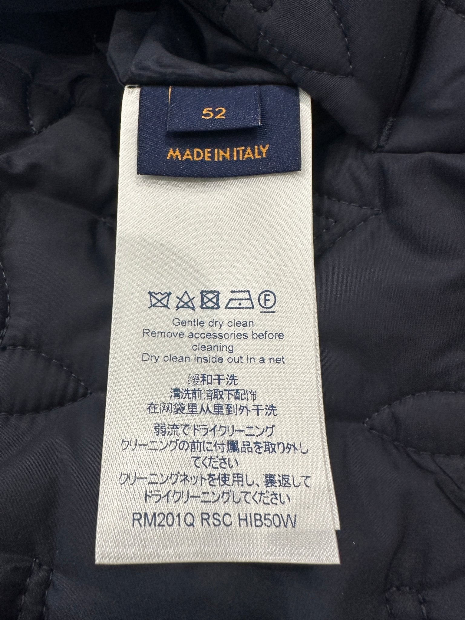NEW Louis Vuitton Navy Monogram Unisex Padded Jacket RRP £2100 | Authentic Preloved - Reloved Again