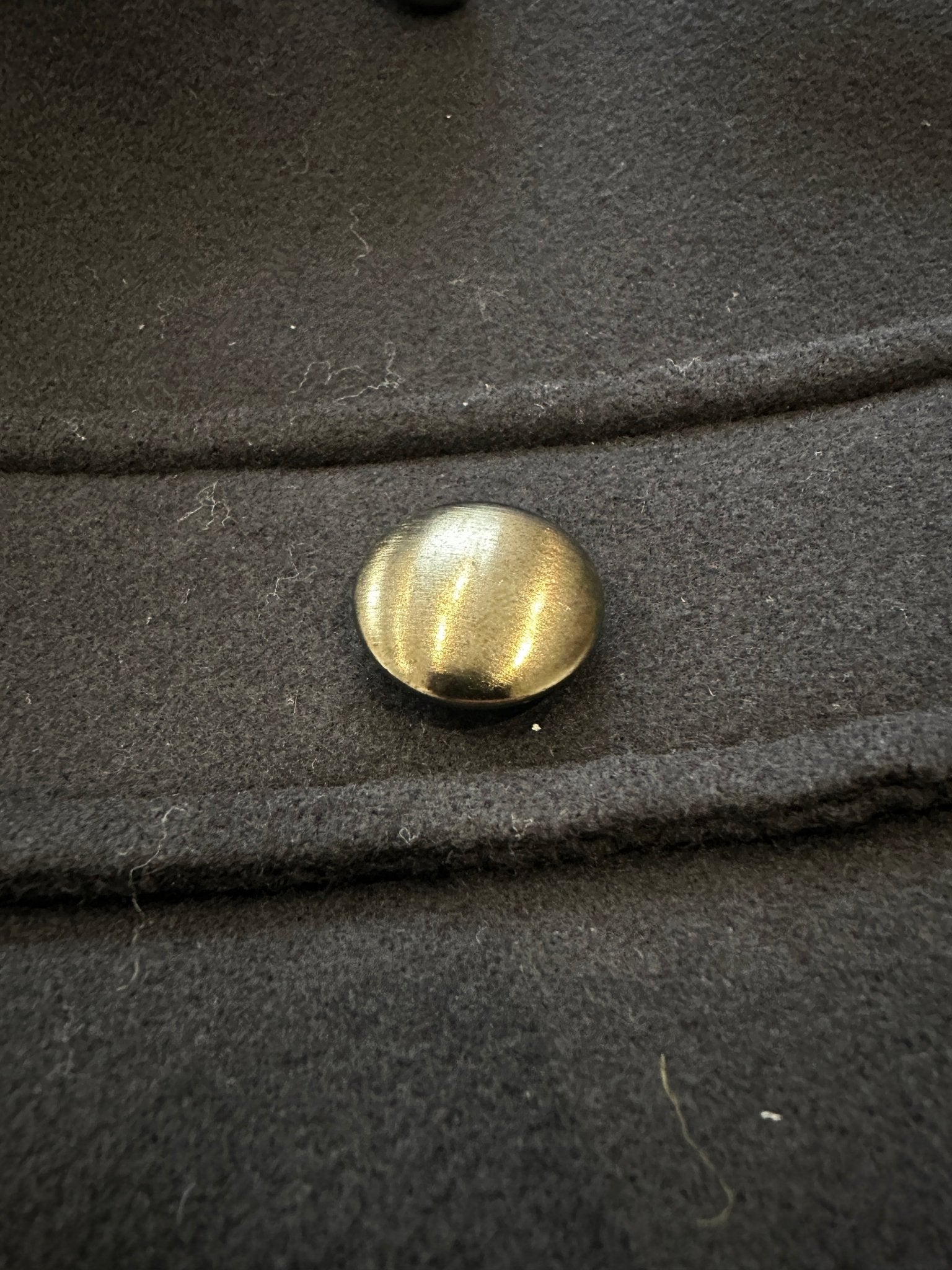 Ermanno Scervino Navy Wool Double - Breasted Coat RRP £2K | Authentic Preloved - Reloved Again