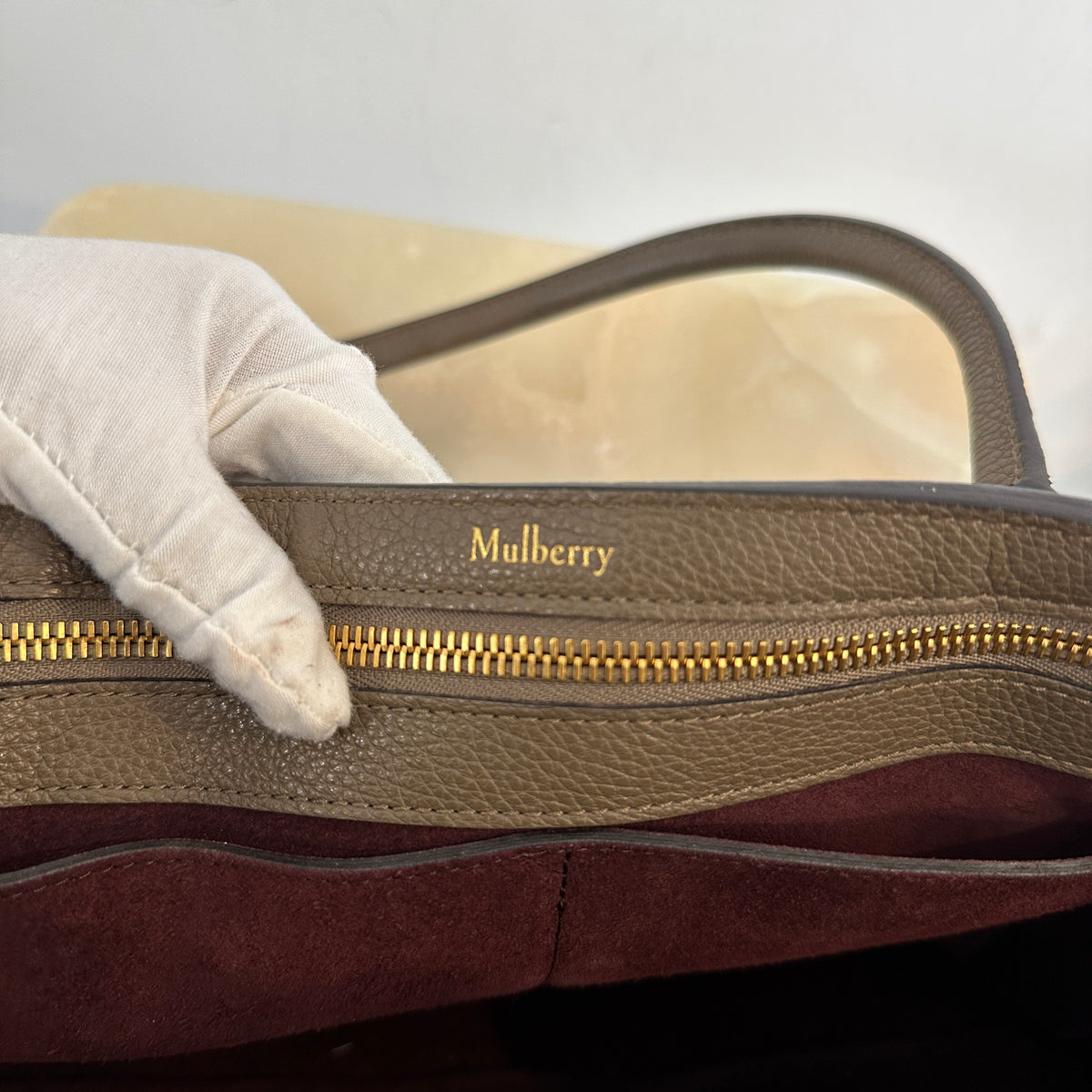 Mulberry Bayswater Bag in Taupe (RRP £1200) | Authentic Preloved