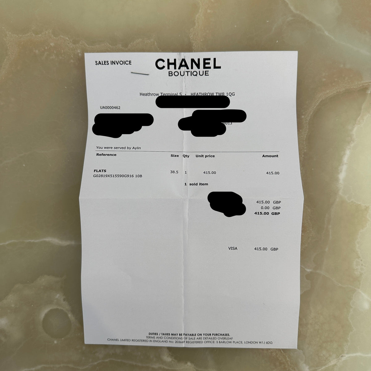 Chanel Ballet Flats in Beige and Black (RRP £810) | Authentic Preloved