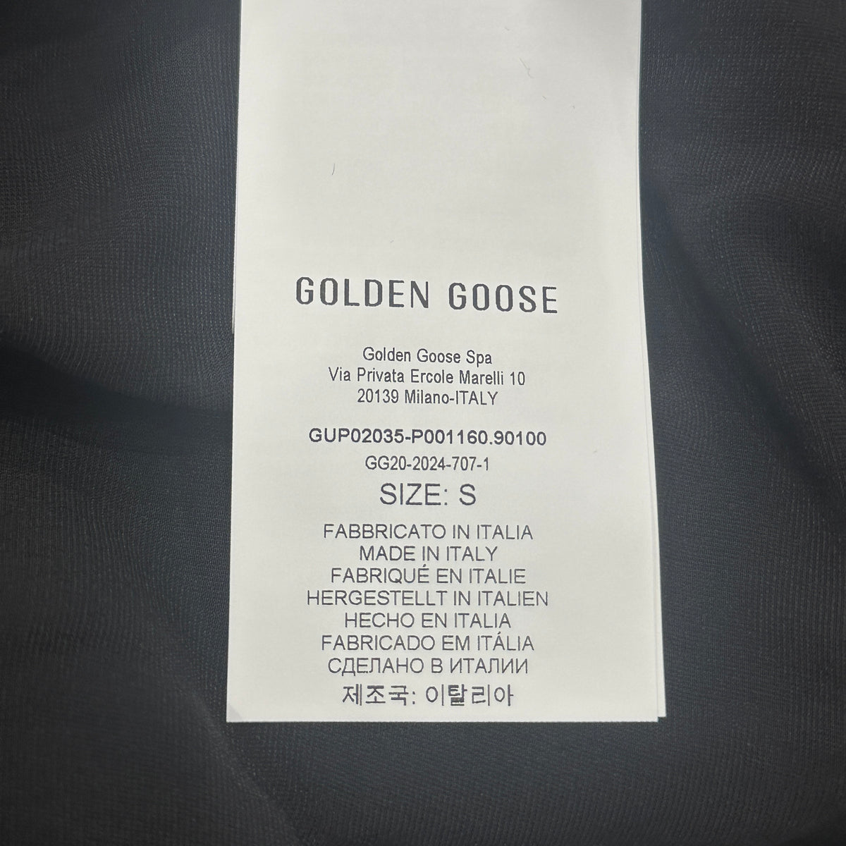 NEW Golden Goose Journey Velvet Shirt (RRP £450) | Authentic Preloved