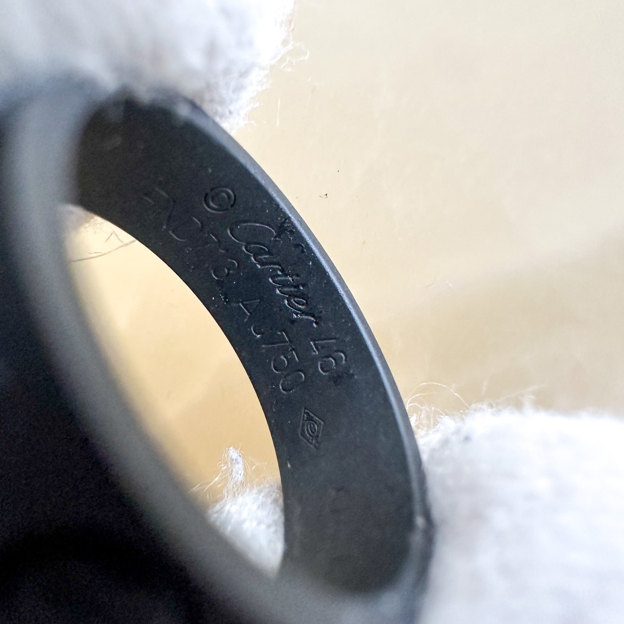 Cartier Black Ceramic Love Ring RRP £4,565 | Authentic Preloved FINAL SALE