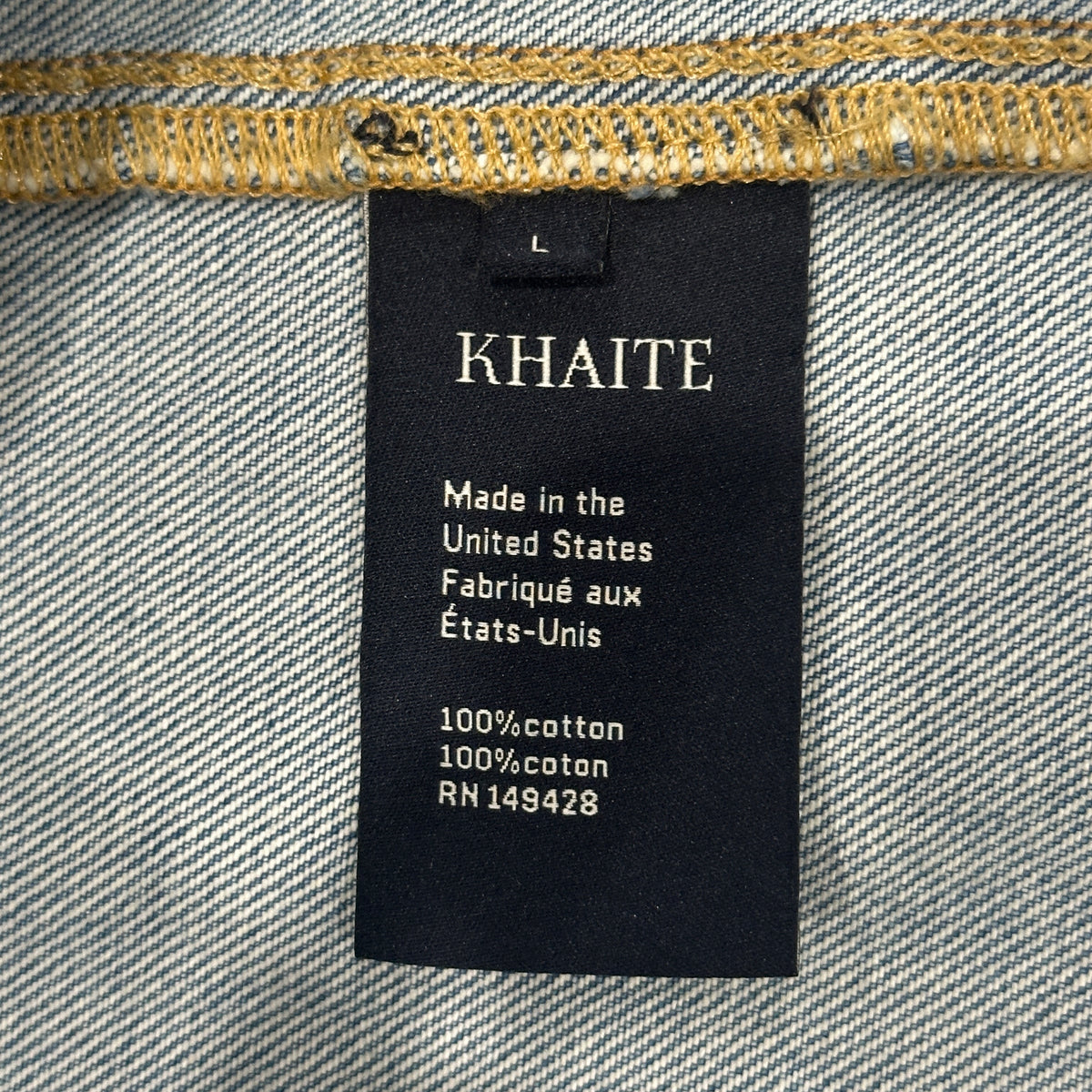 Khaite Denim Shirt (RRP £800) | Authentic Preloved