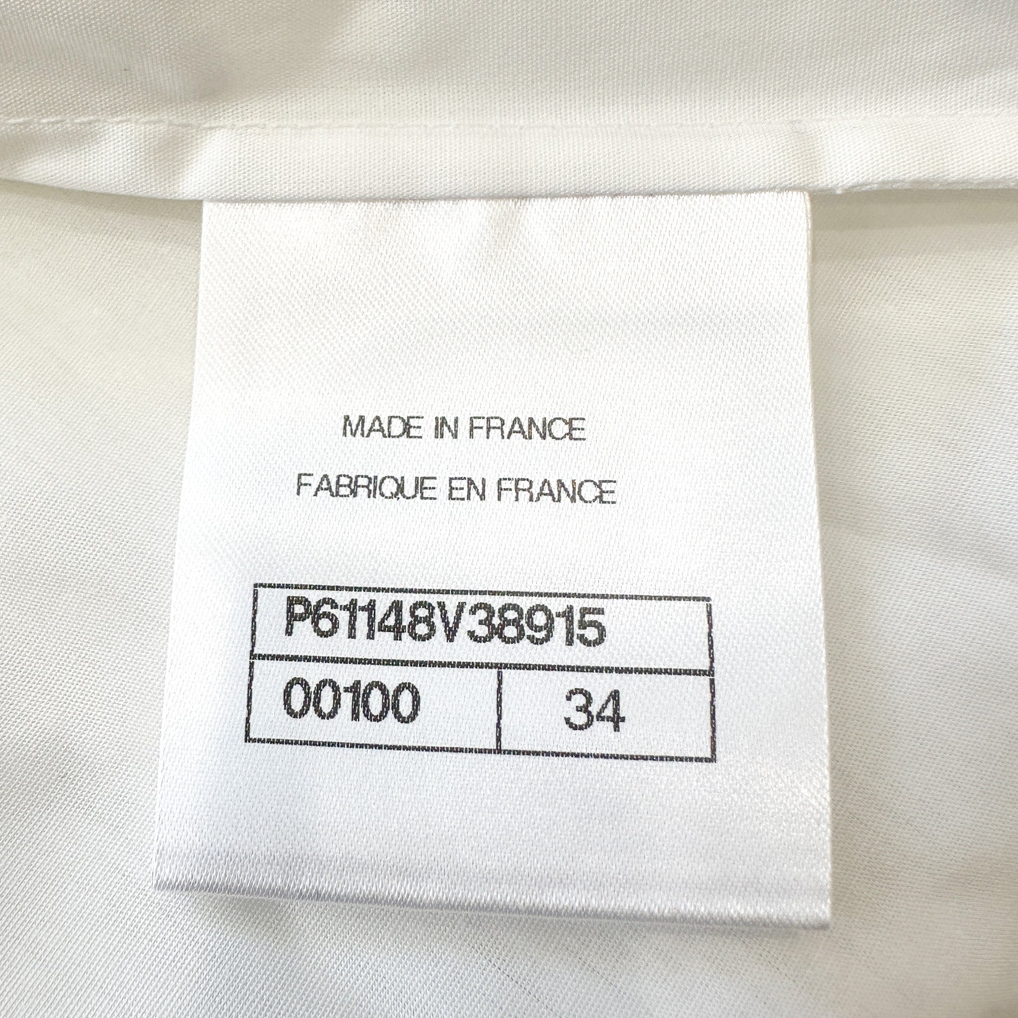 Chanel SS2019 White Cotton Beach Letter Cropped Shirt (RRP £1650)| Authentic Preloved