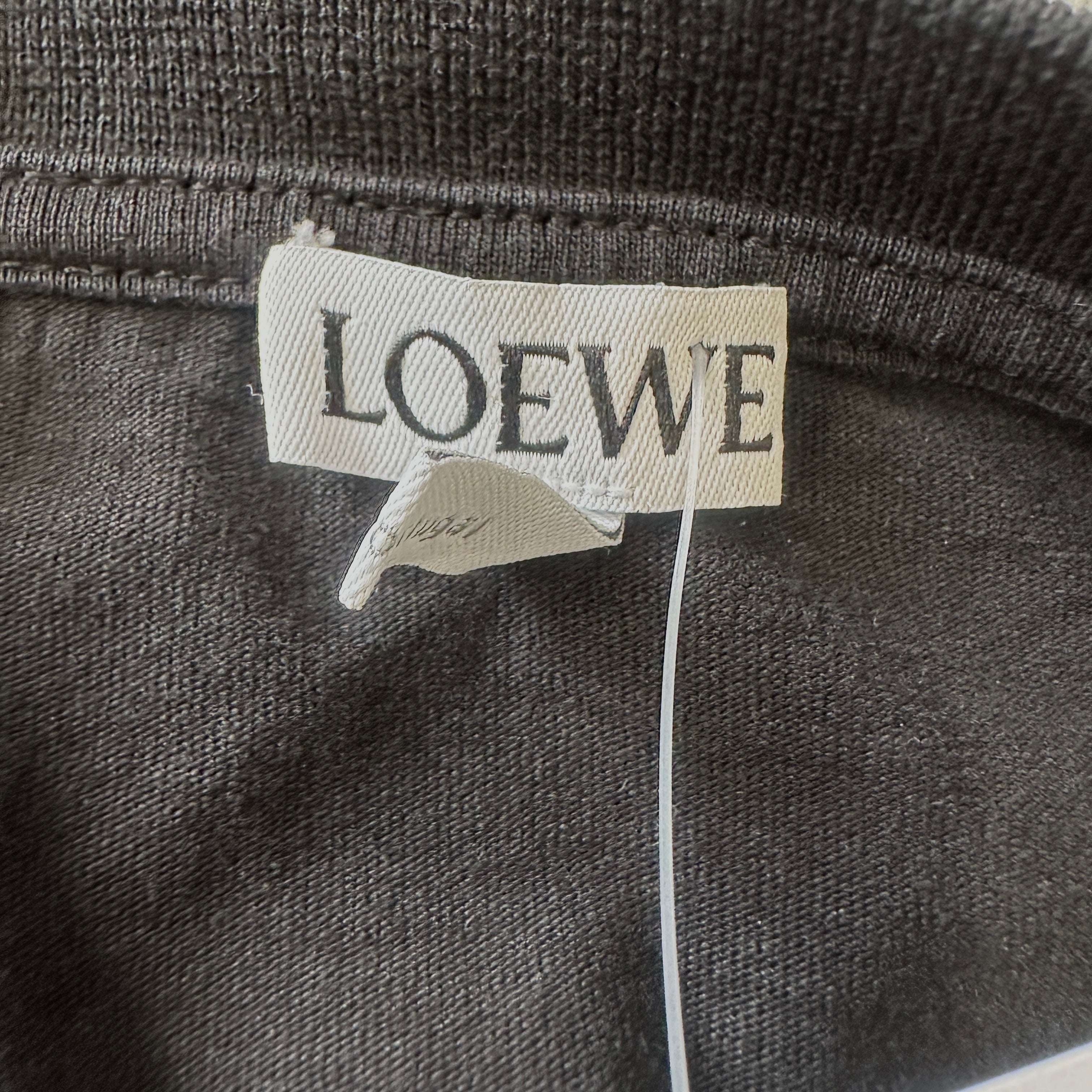 Loewe Black Cotton Anagram T-Shirt (RRP £450) | Authentic Preloved