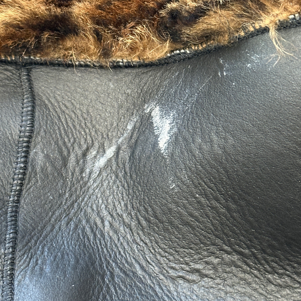 Stoned and Waisted Leopard Print Long Shearling Coat (RRP £1600) | Authentic Preloved