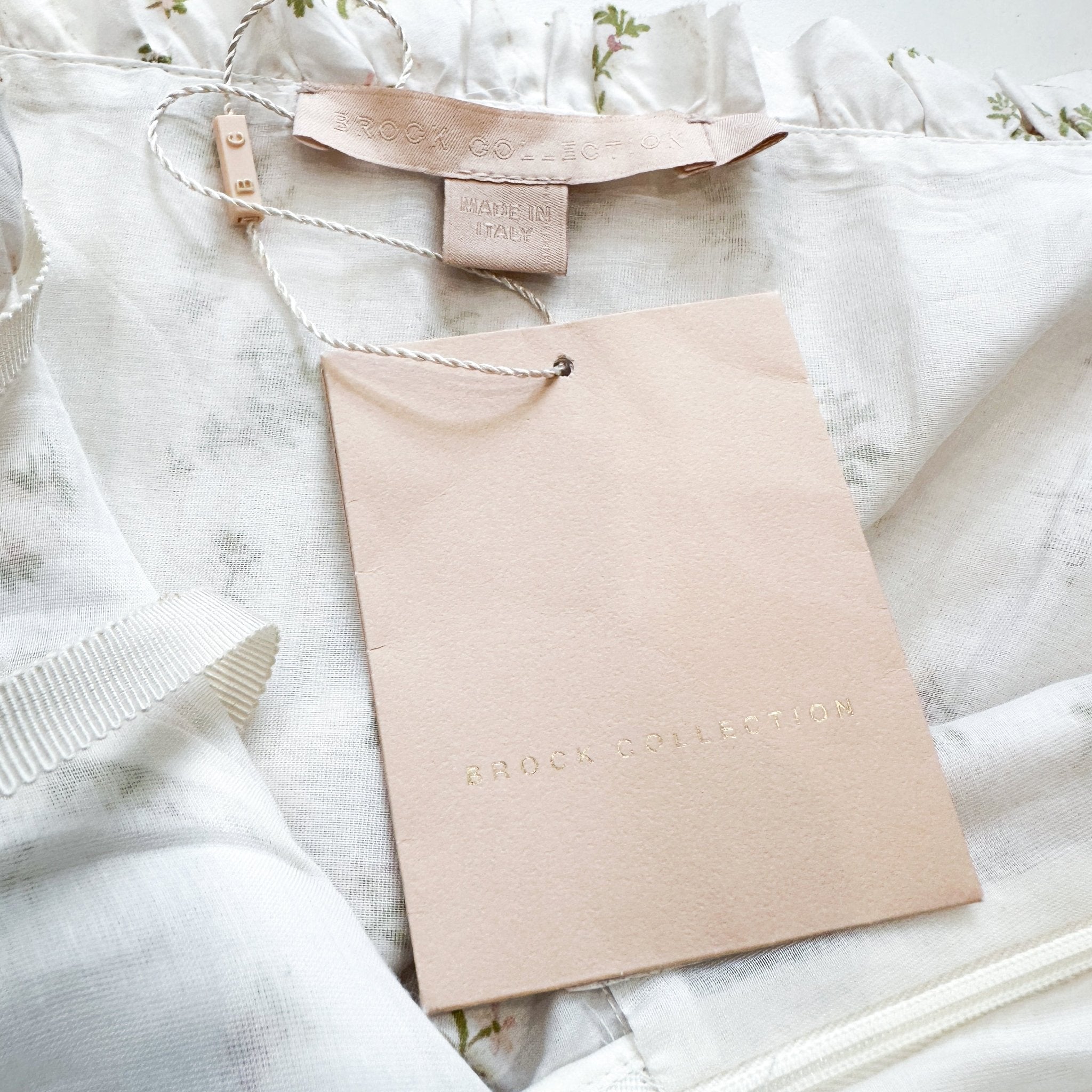 NEW Brock Collection Cream Floral Maxi Dress (RRP £1000) | Authentic & Preloved - Reloved Again