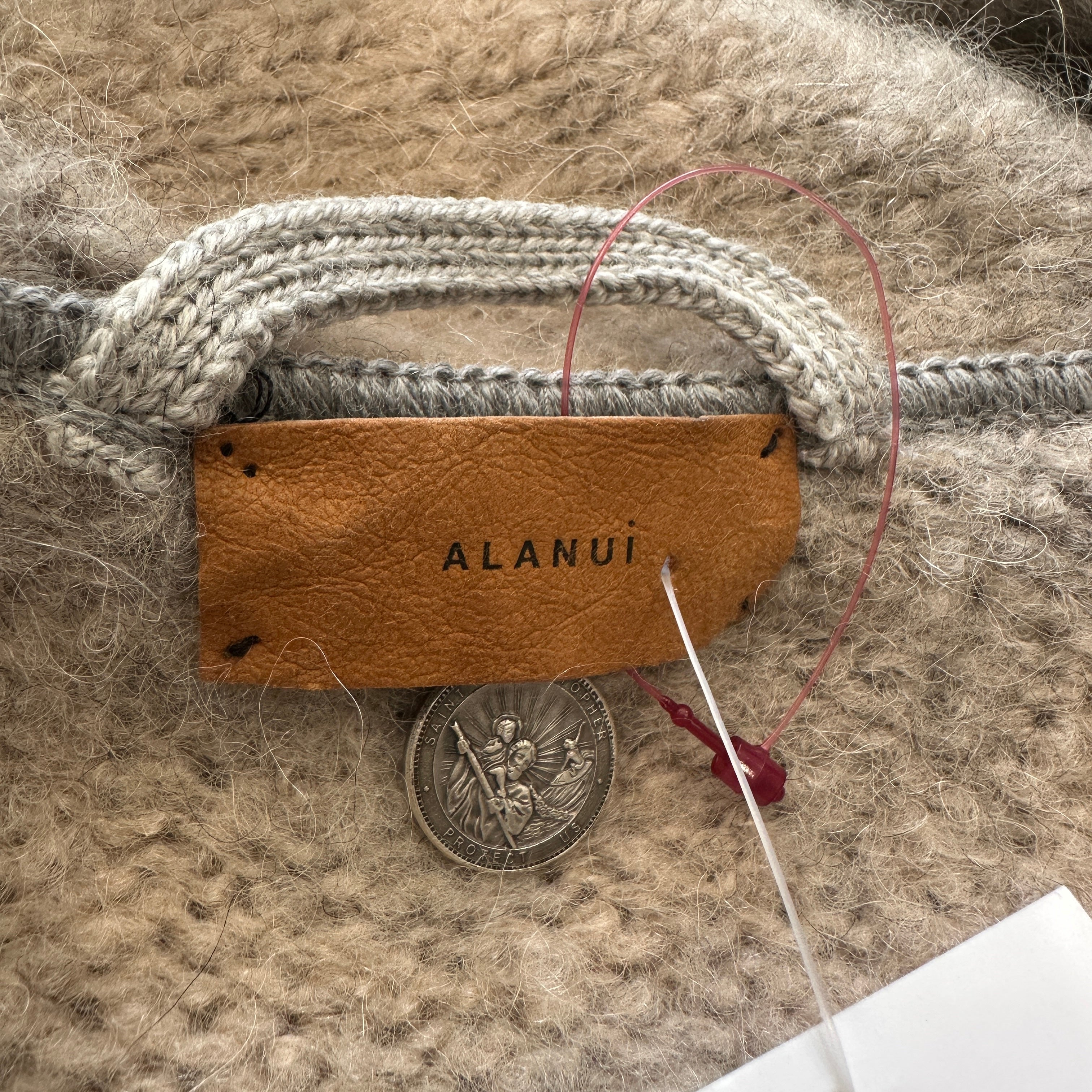 Alanui Ice Caves Crystal Belted Cardigan in Grey (RRP £2000) | Authentic Preloved