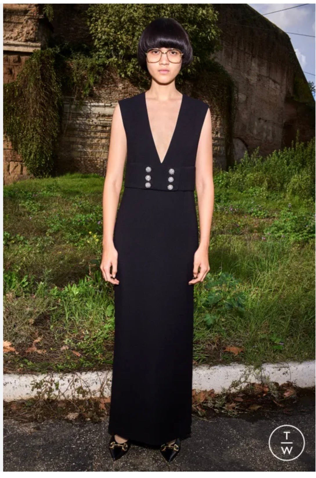 Gucci Black gown pre fall 2020 Dress RRP £3400 | Authentic Preloved - Reloved Again