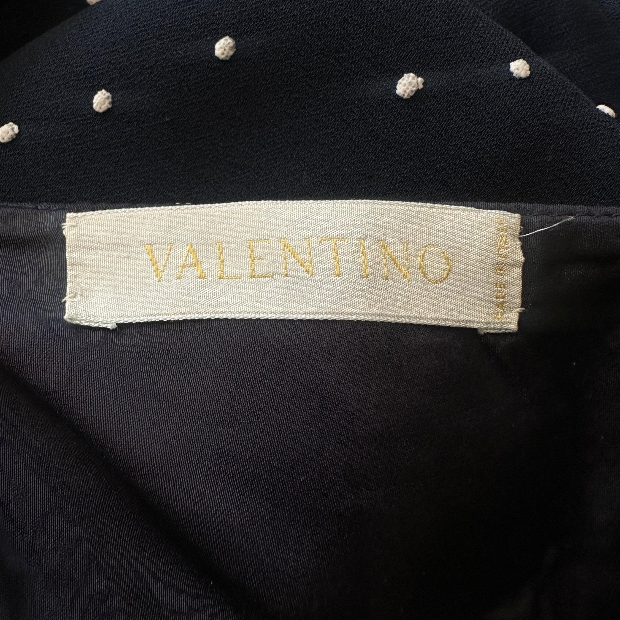 Valentino Silk Polka Dot Handkerchief Hem Dress (RRP £1000) | Authentic Preloved - Reloved Again