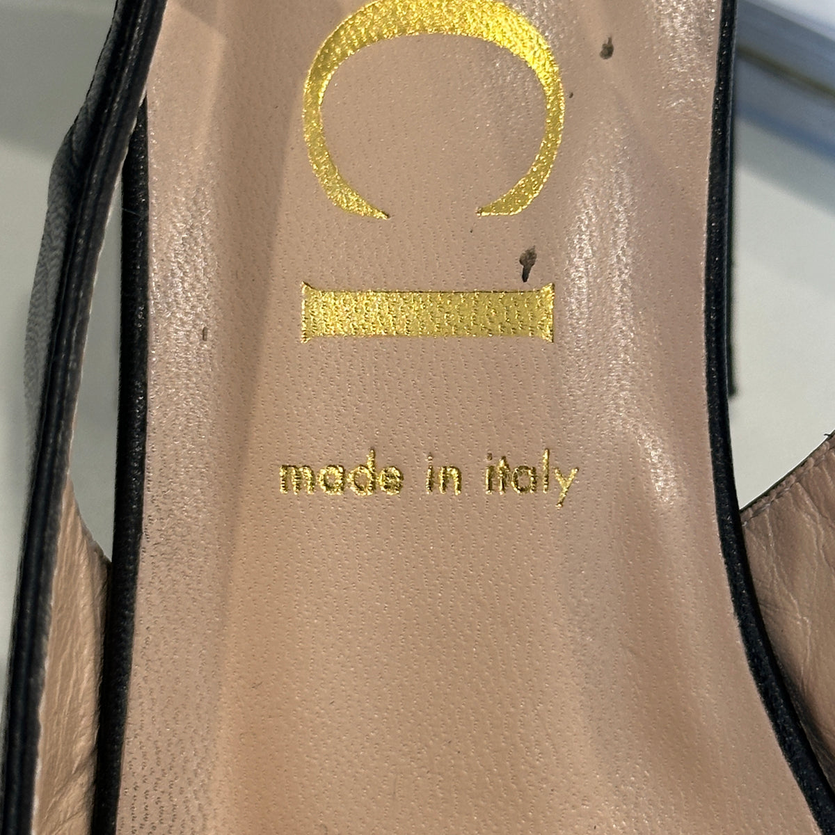 Gucci Baby Horsebit Black Leather Slingback Pumps (RRP £700) | Authentic Preloved