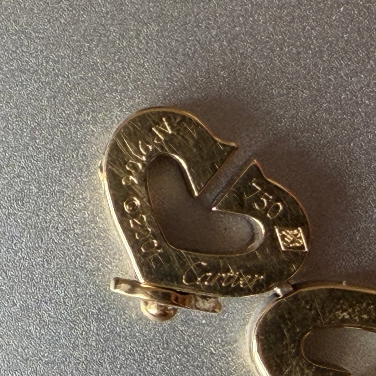 Cartier C Heart Link Bracelet Gold RRP £11,400 | Authentic Preloved