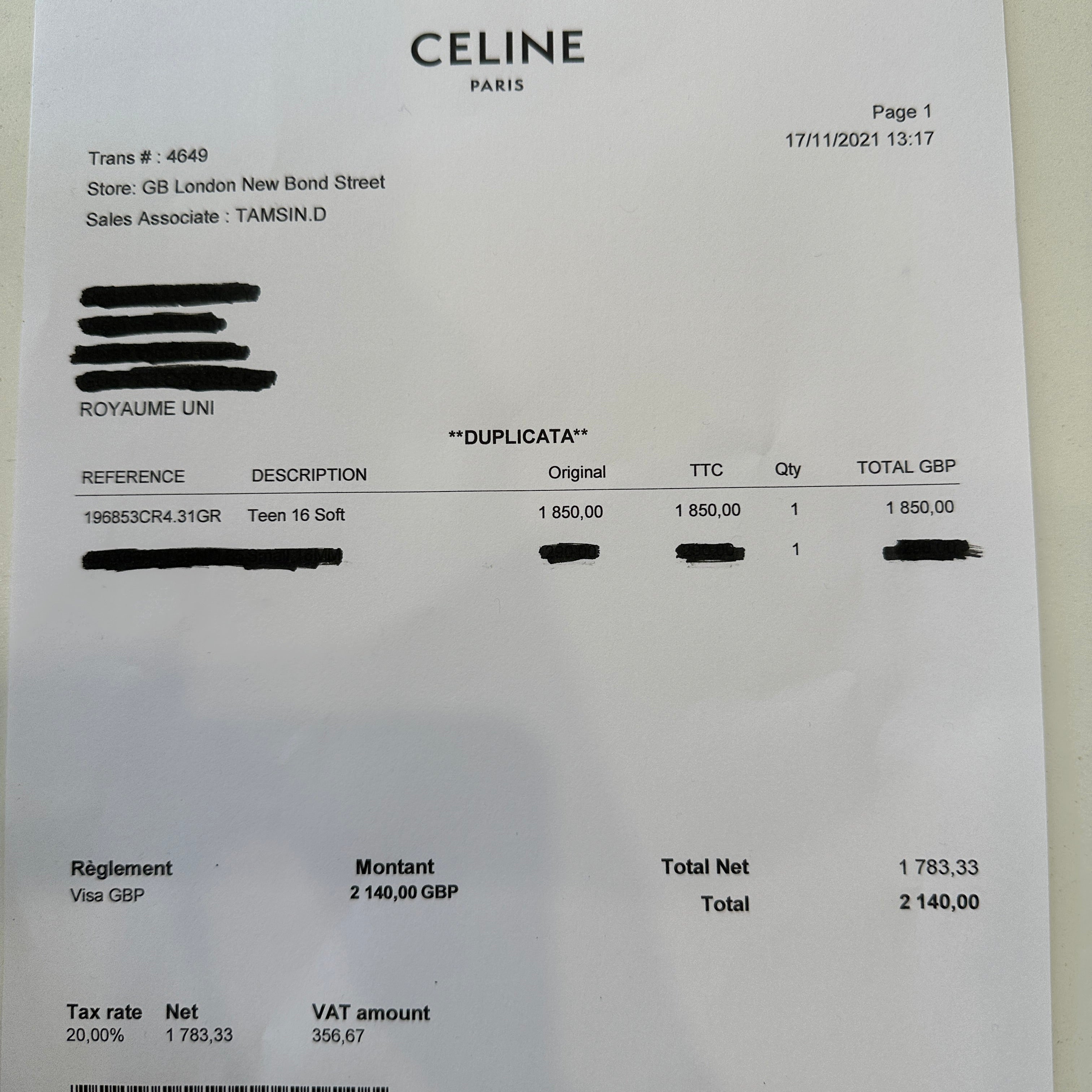 Celine Teen 16 Soft Calfskin Bag in Green RRP £1850 | Authentic Preloved