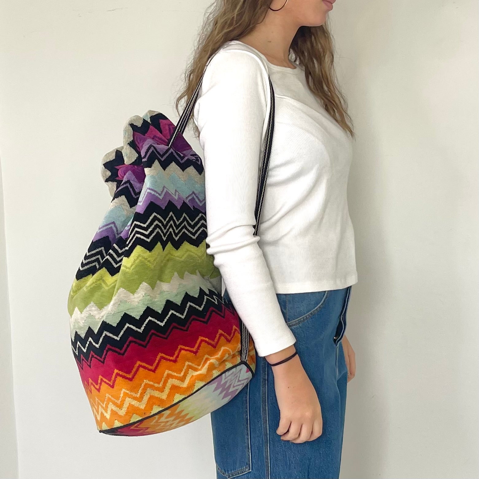 Multicoloured beach bag RRP £225