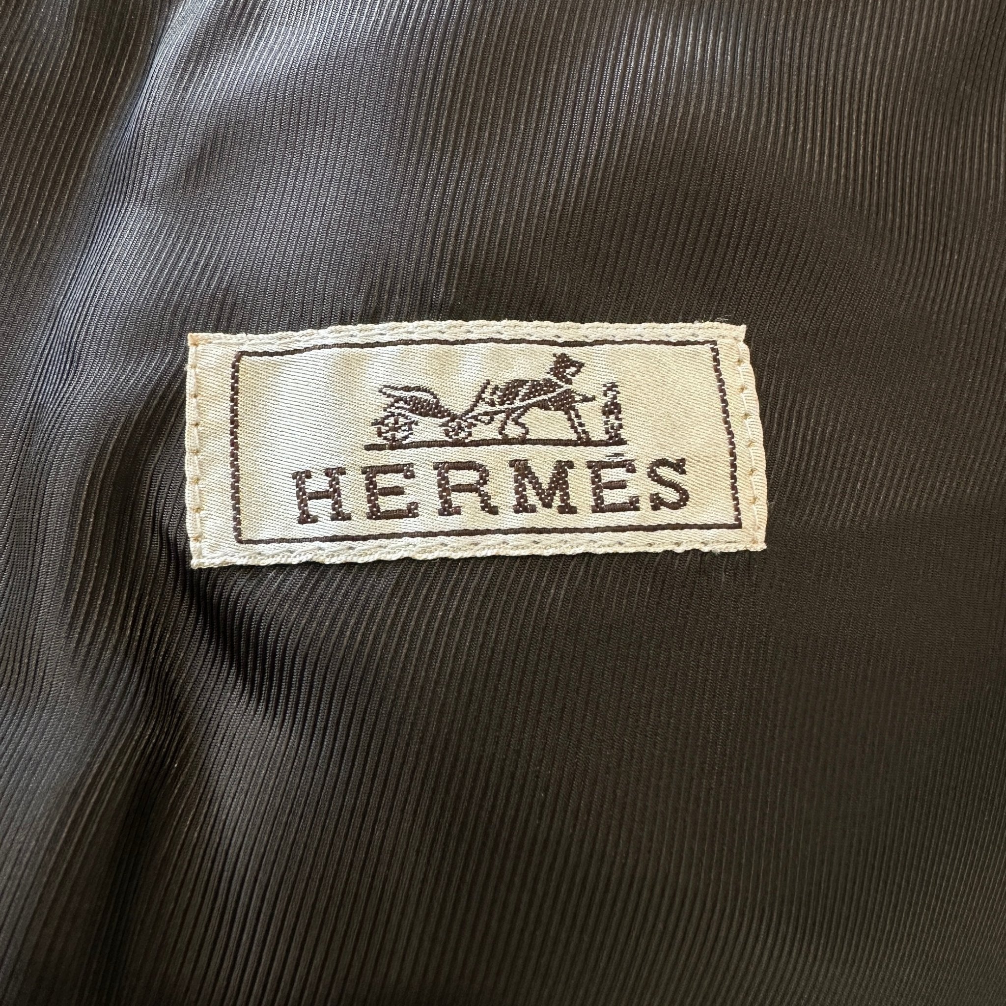 Hermès Red Lambskin Leather Down Puffer Jacket - RARE (RRP £12,000) | Authentic Preloved - Reloved Again