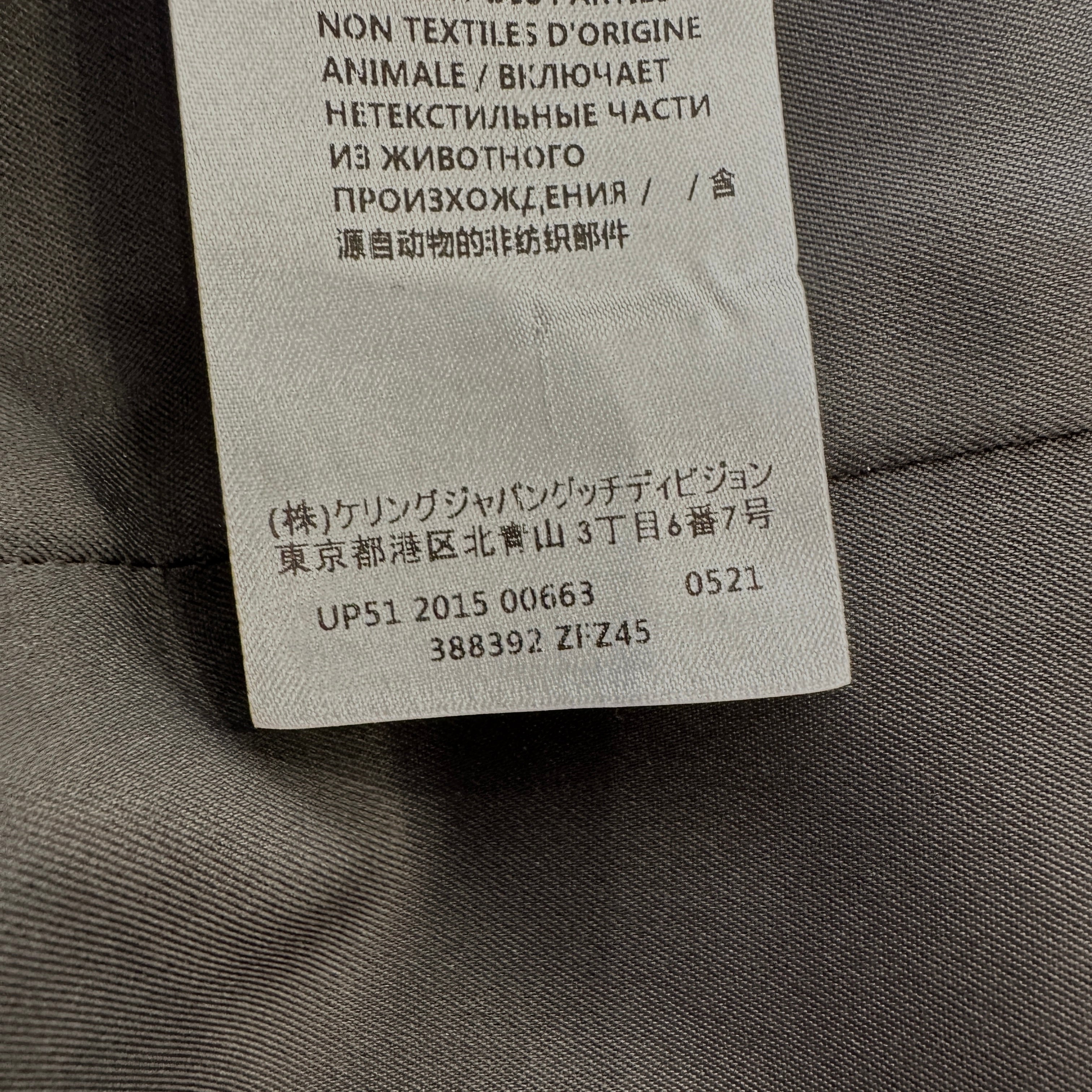 Gucci Grey Wool-Silk Single-Breasted Trouser Suit (RRP £2000) | Authentic Preloved