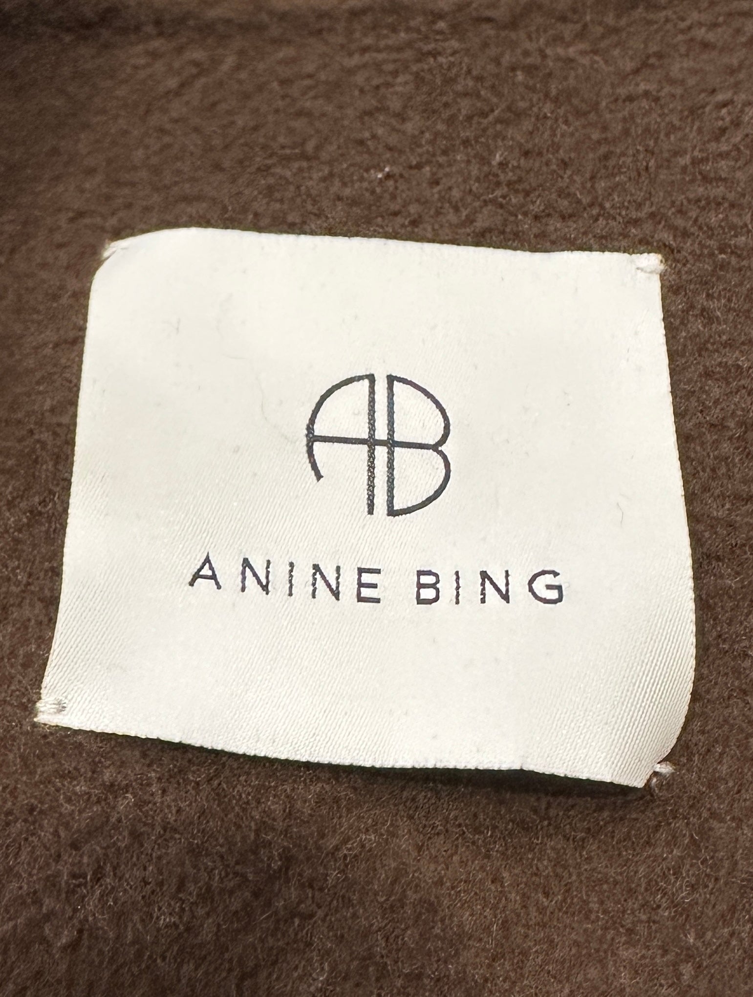 Anine Bing Brown Hunter Wool Coat RRP £860 | Authentic Preloved - Reloved Again