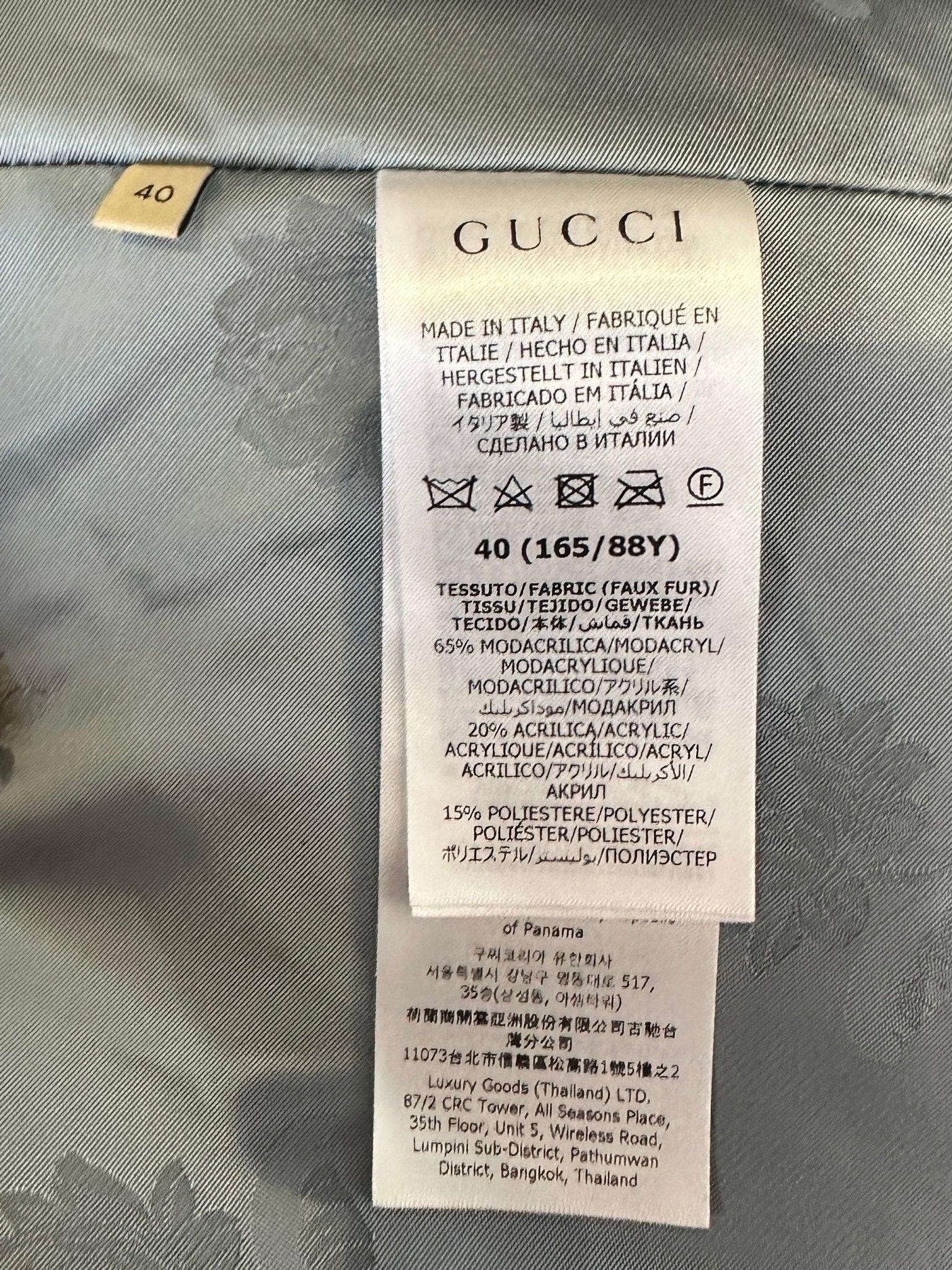 Gucci Orange Faux Fur Midi Coat RRP £3.5K | Authentic Preloved - Reloved Again