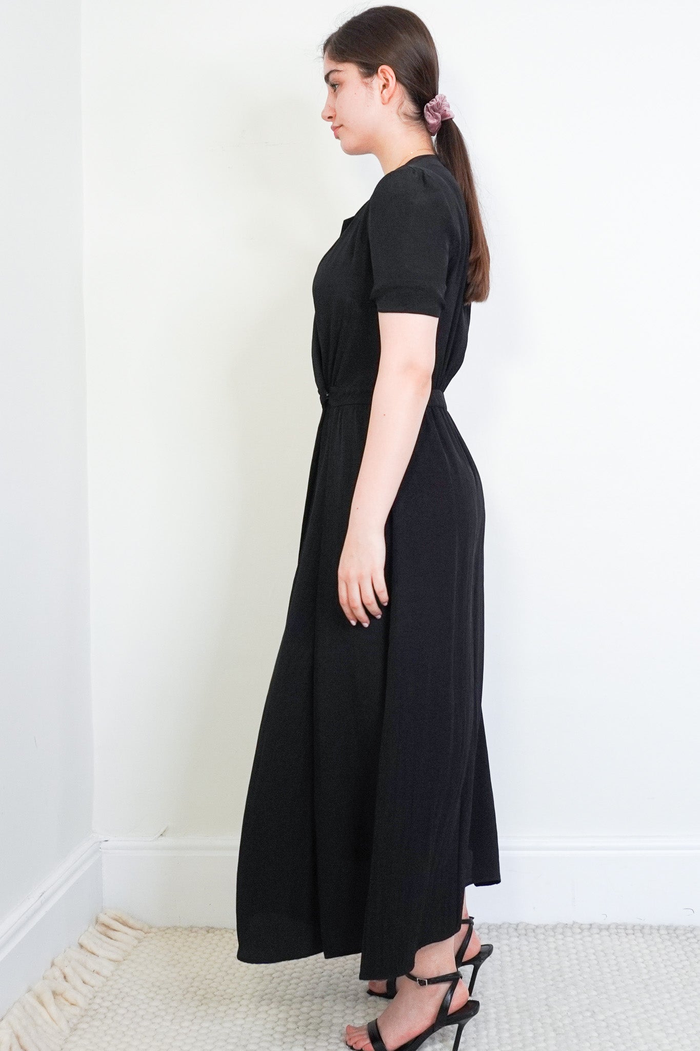 Isabel-Marant-Black-Wrap-Dress-side-picture