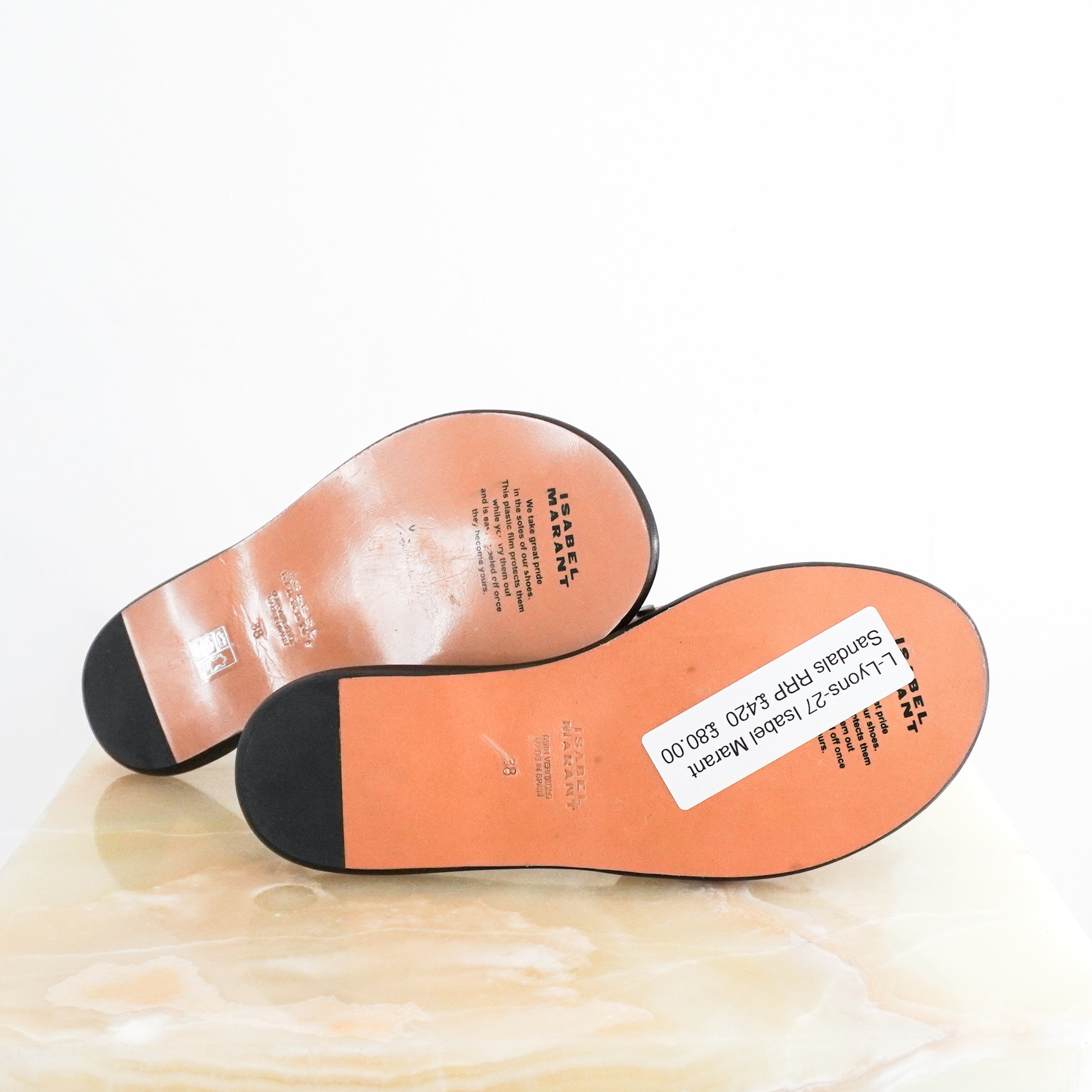 Isabel-Marant-Brown-Studded-Sandals-bottom-picture-Chelsea-London