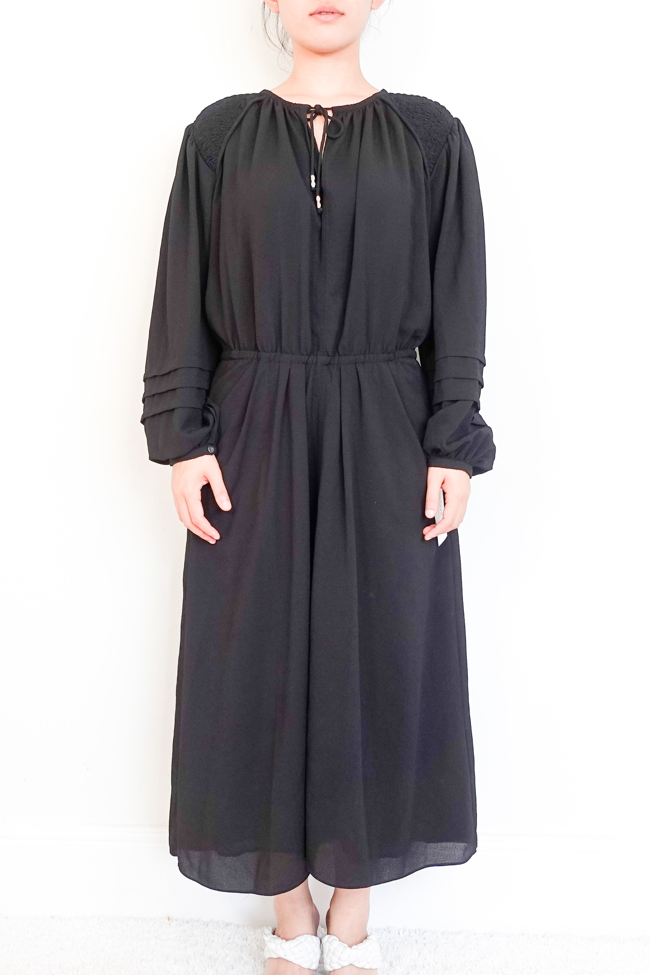 Isabel-Marant-Etoile-Black-Dress-front-Chelsea-london