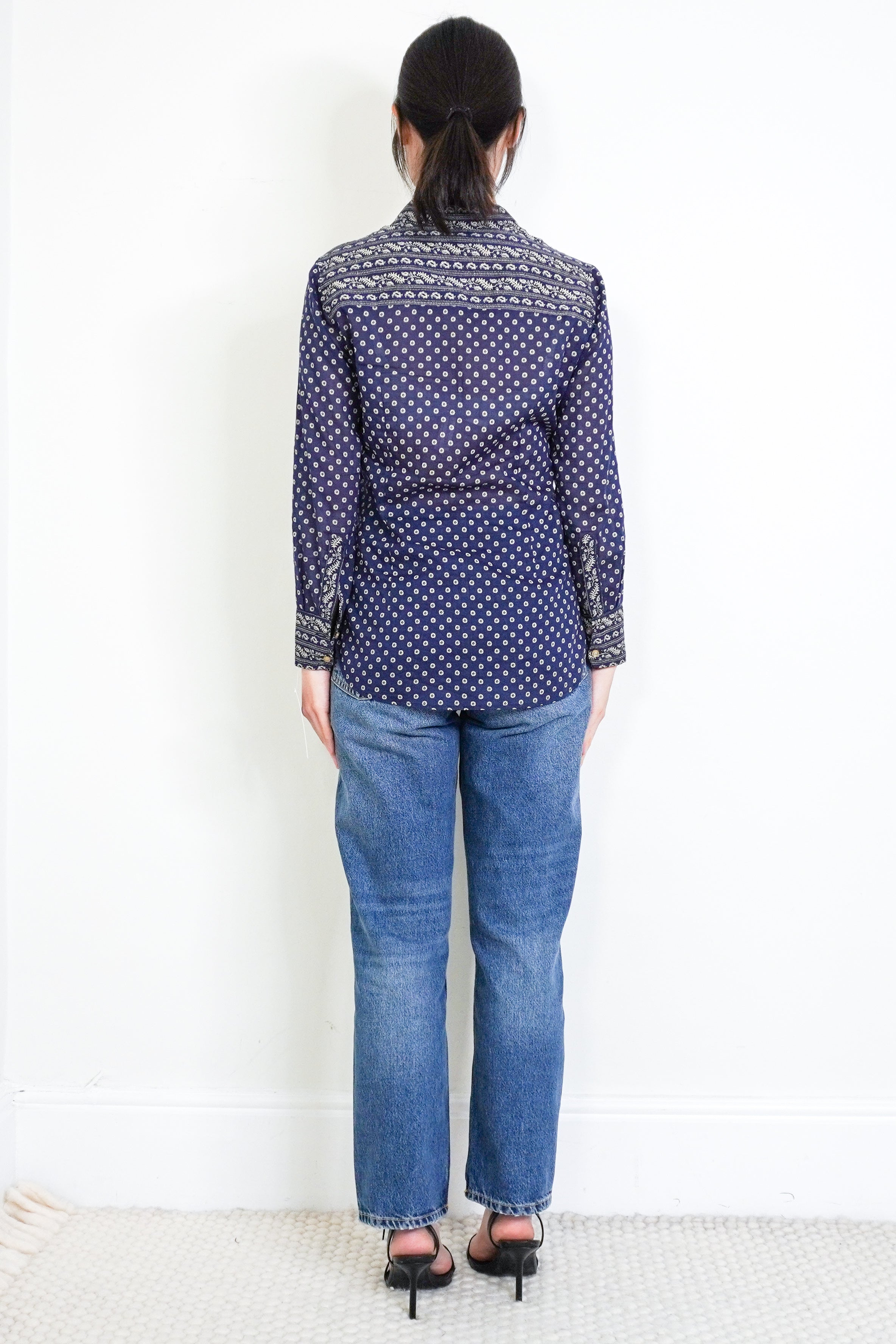 Isabel-Marant-Etoile-Blue-Floral-Top-back-picture-Chelsea-London