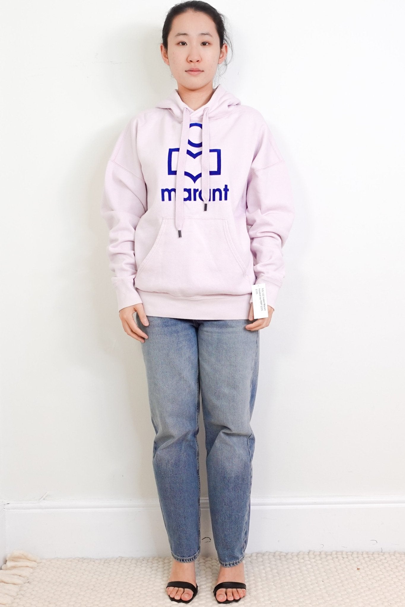 Isabel Marant Etoile Pink Logo Hoodie RRP £225 | Authentic Preloved - Reloved Again