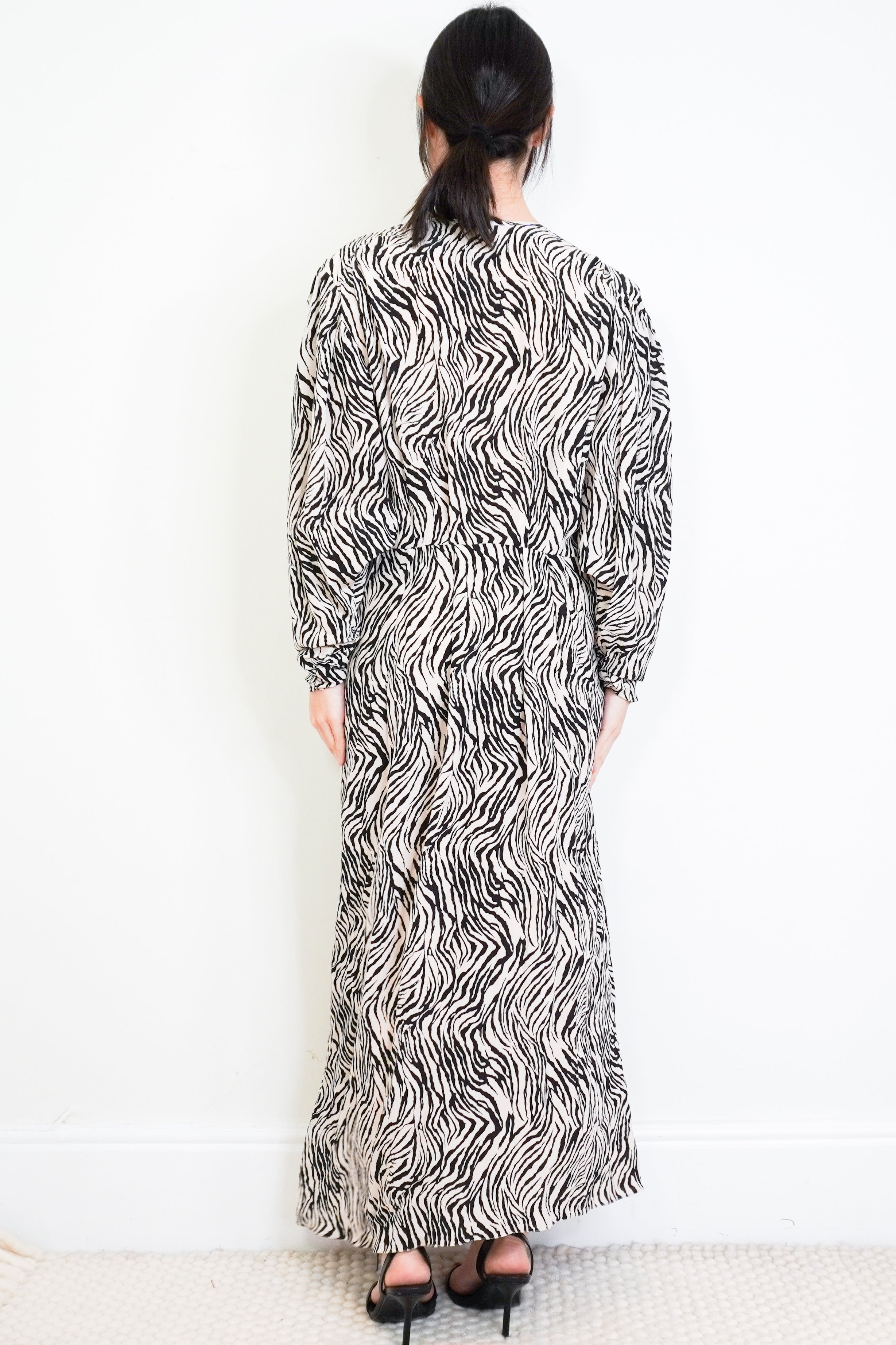 Isabel-Marant-Zebra-Print-Dress-back-picture-Chelsea-London