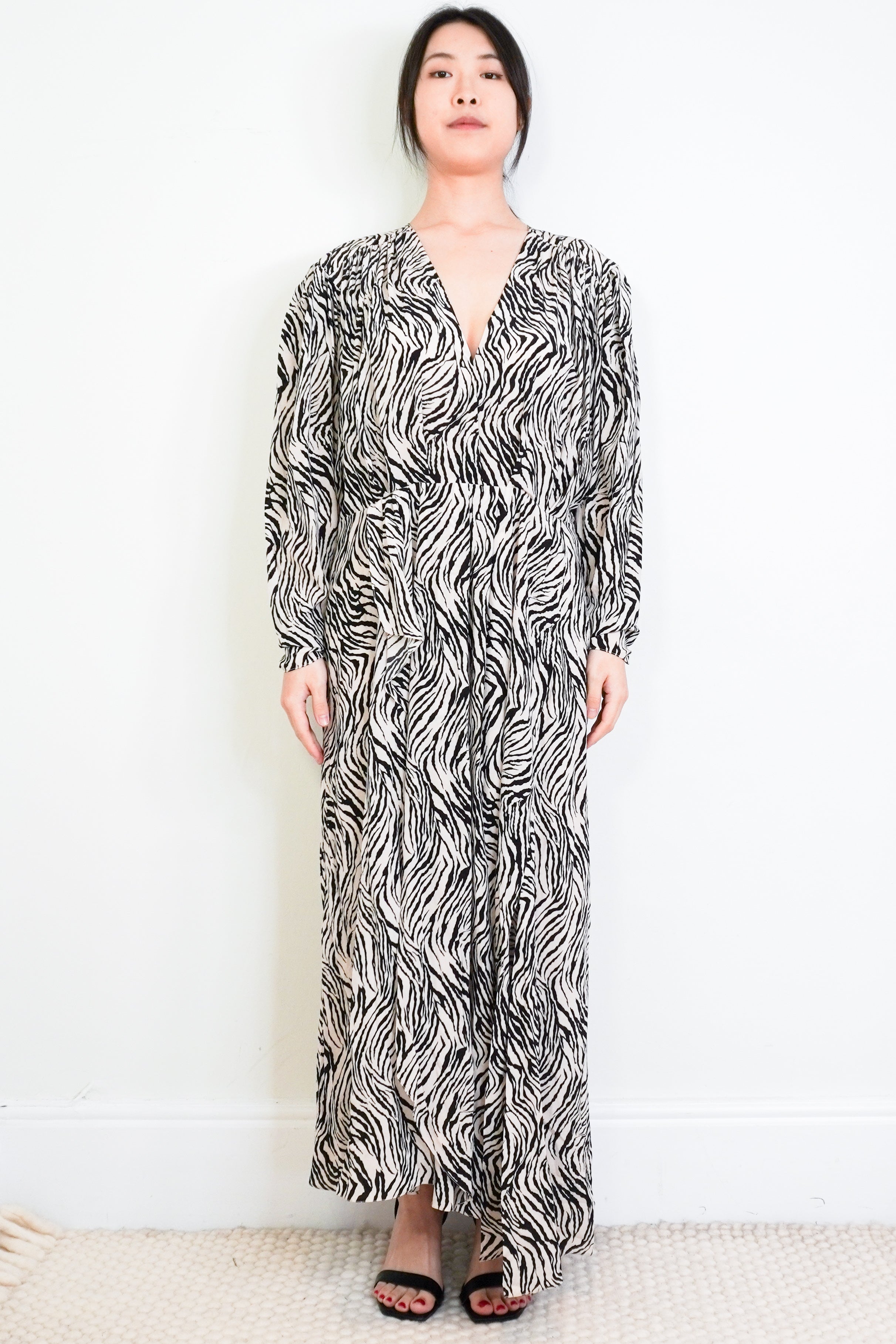 Isabel-Marant-Zebra-Print-Dress-front-picture-Chelsea-London