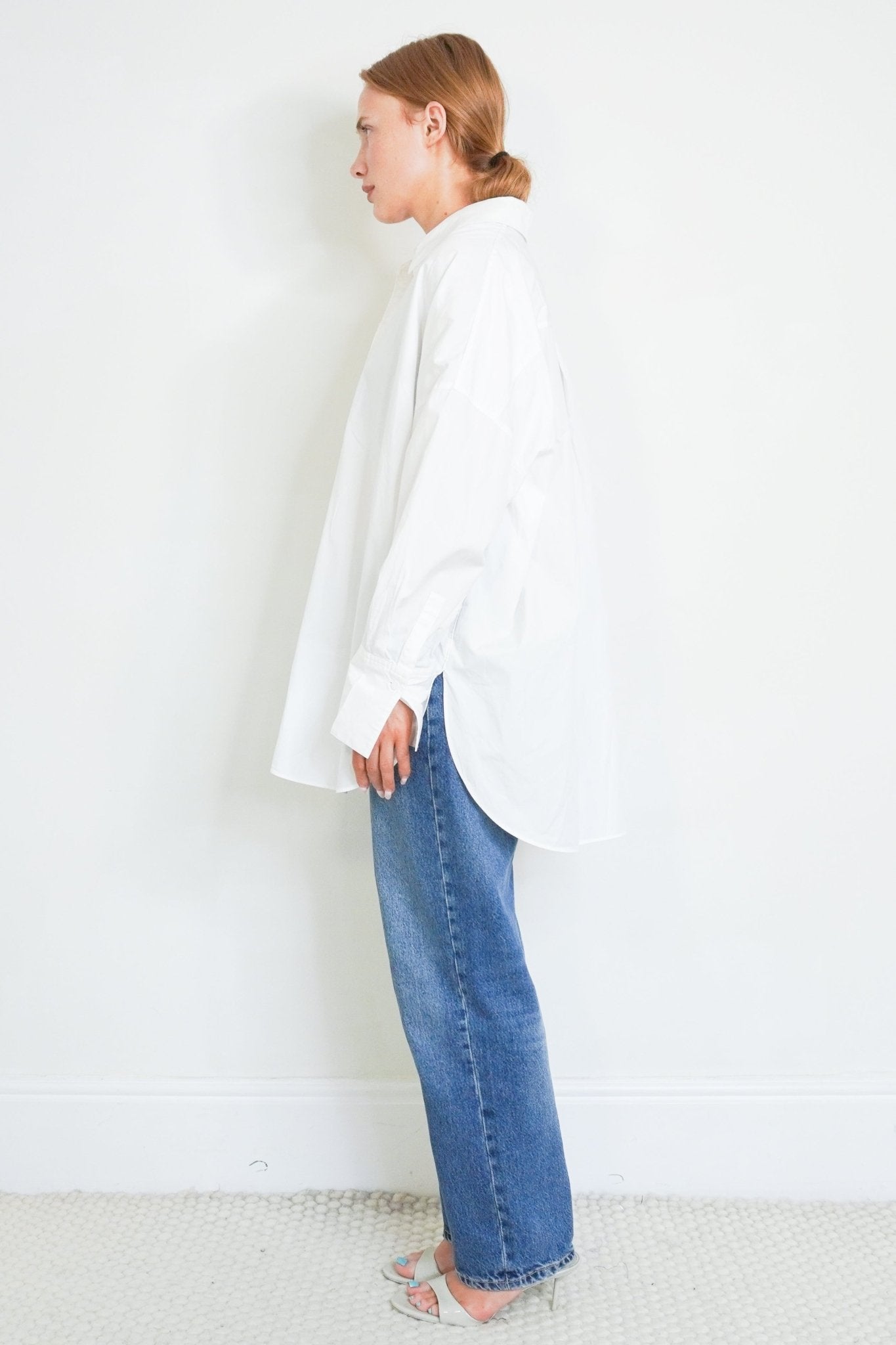 JOSEPH Comete White Organic Cotton Poplin Shirt (RRP £200) | Authentic Preloved FINAL SALE - Reloved Again