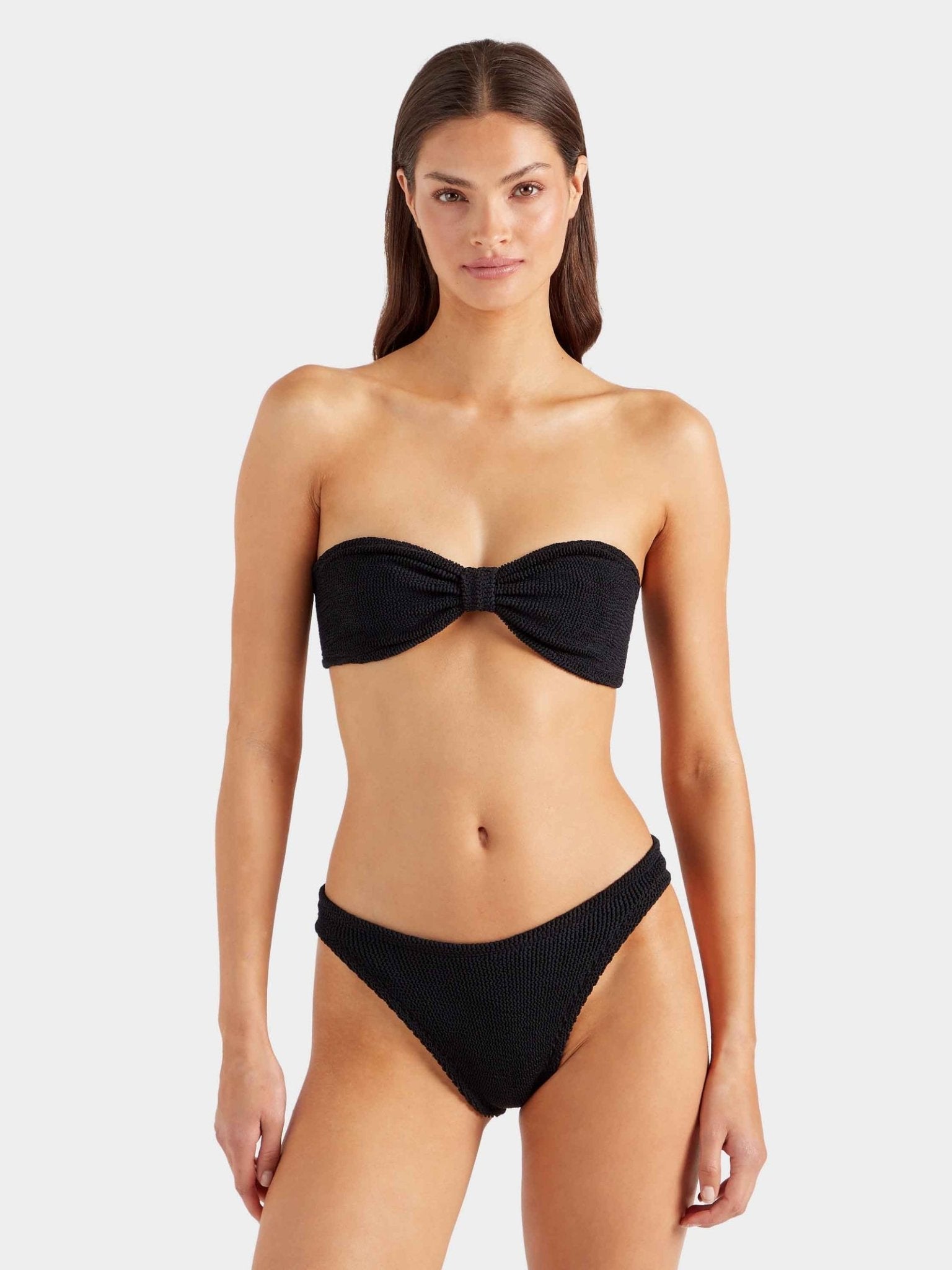 NEW Hunza G Black Jean Bikini Swimsuit (RRP £175) | Authentic Preloved FINAL SALE - Reloved Again