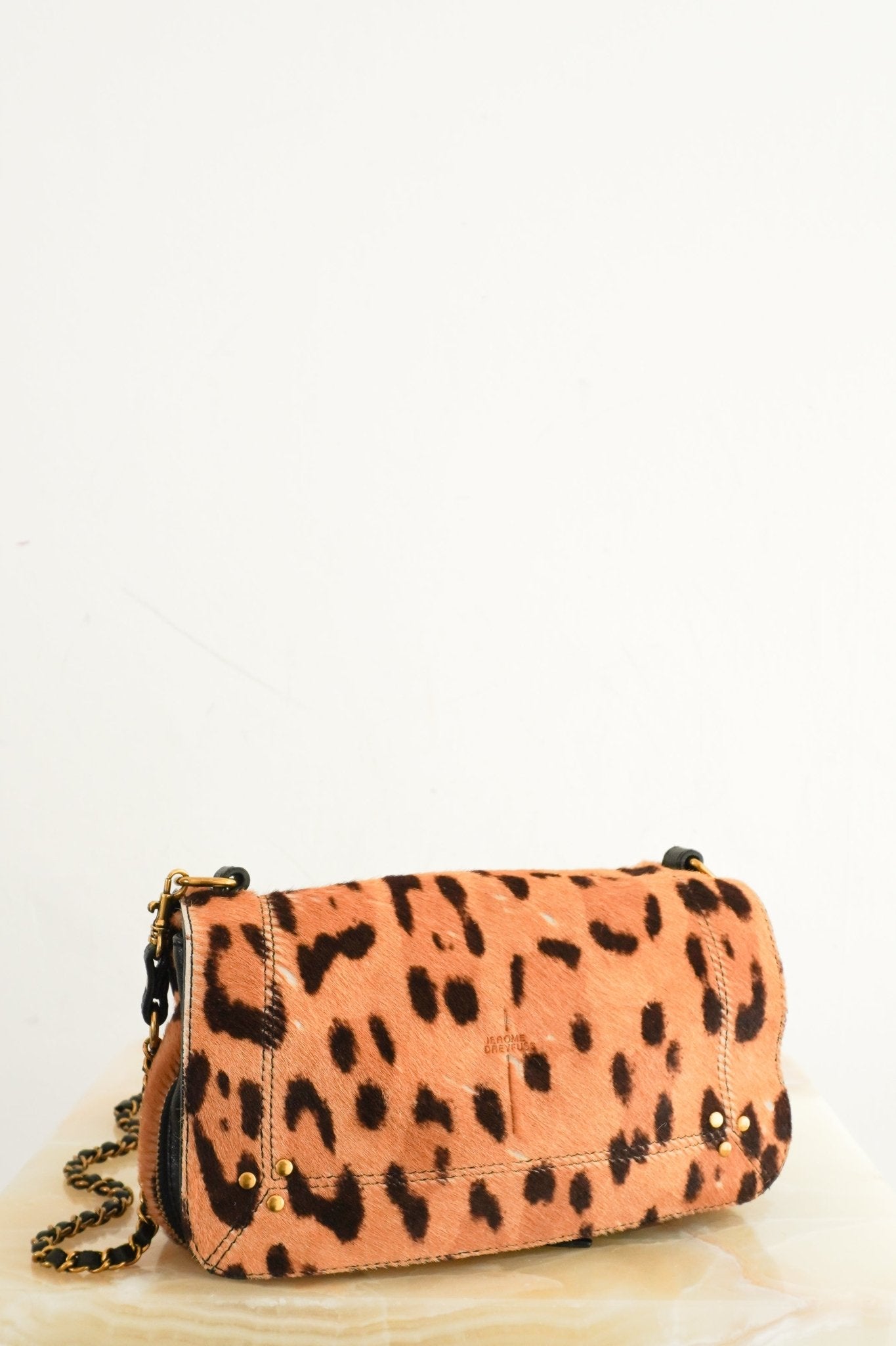 Jermone Dreyfuss Leopard Print Crossbody Bag RRP £850 | Authentic Preloved - Reloved Again