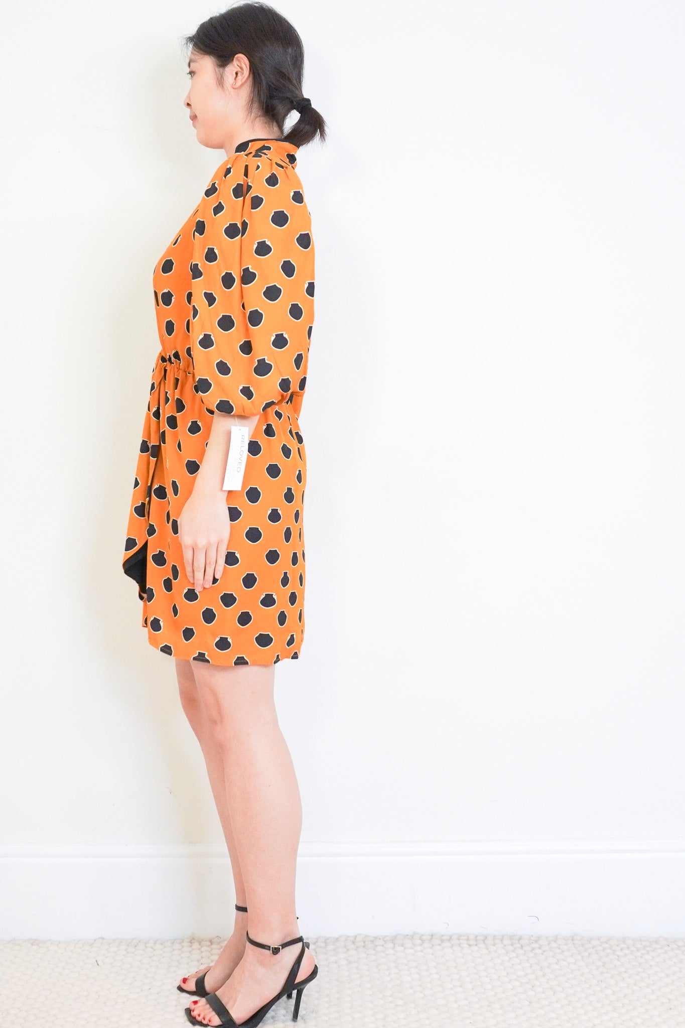 Johanna Ortiz Orange and blue dress RRP £500 | Authentic Preloved - OUTLET NO RETURNS - Reloved Again