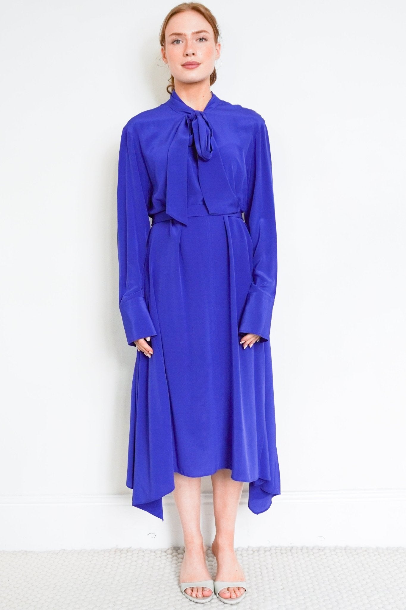 Joseph-Alisson-Silk-Dress-front-picture-Chelsea-London