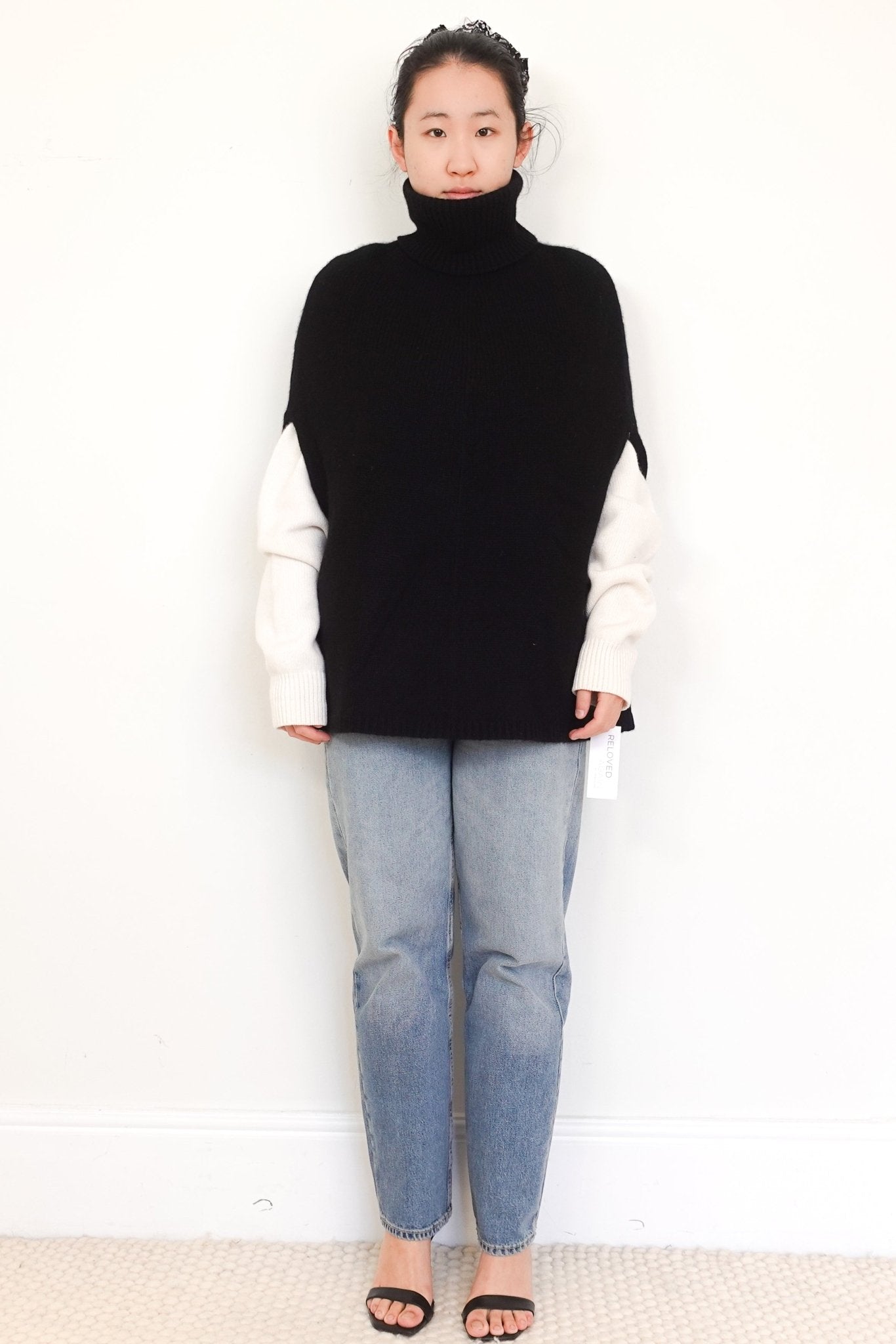 Joseph Cashmere Turtleneck Cape Jumper RRP £425 | Authentic Preloved - Reloved Again