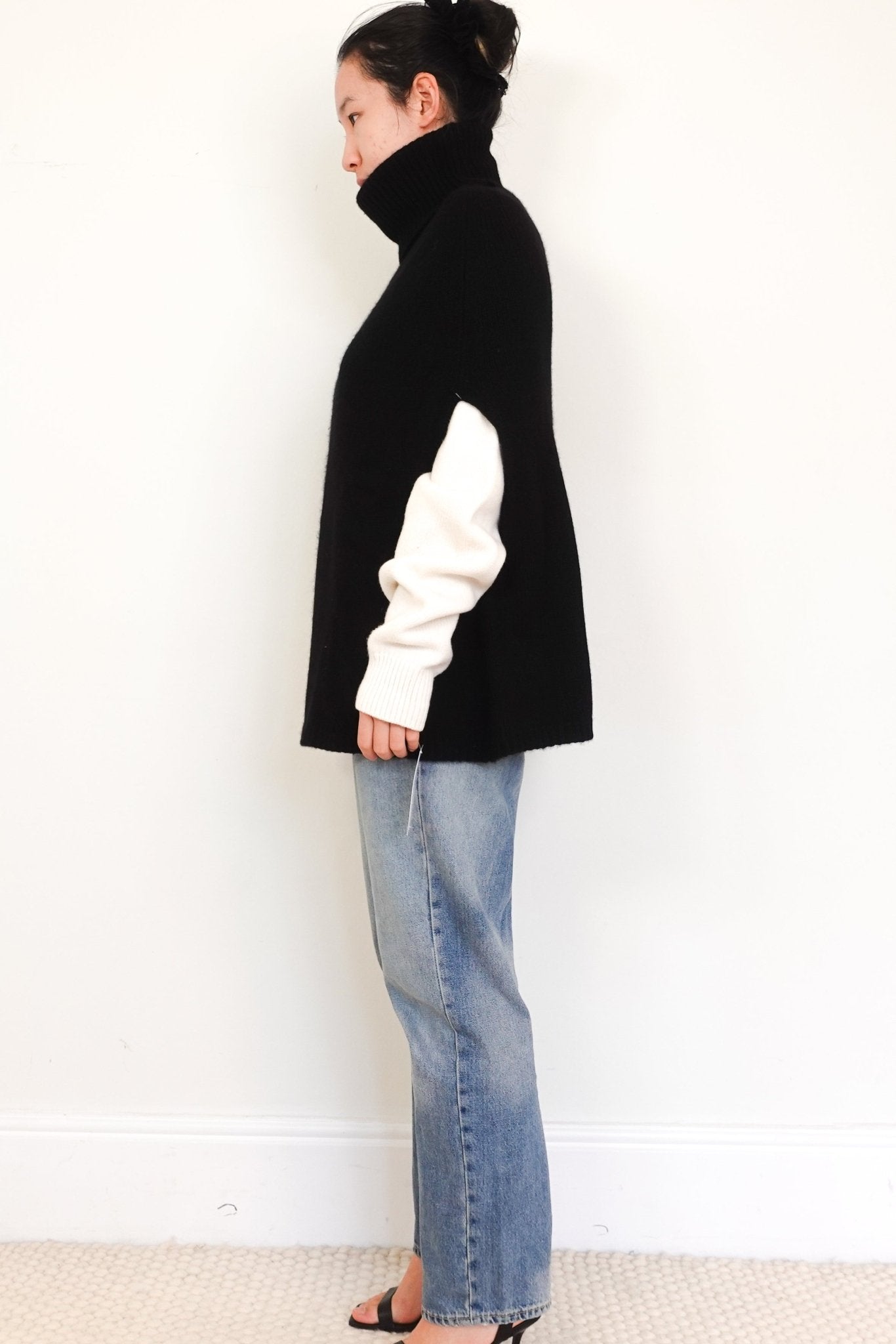 Joseph Cashmere Turtleneck Cape Jumper RRP £425 | Authentic Preloved - Reloved Again