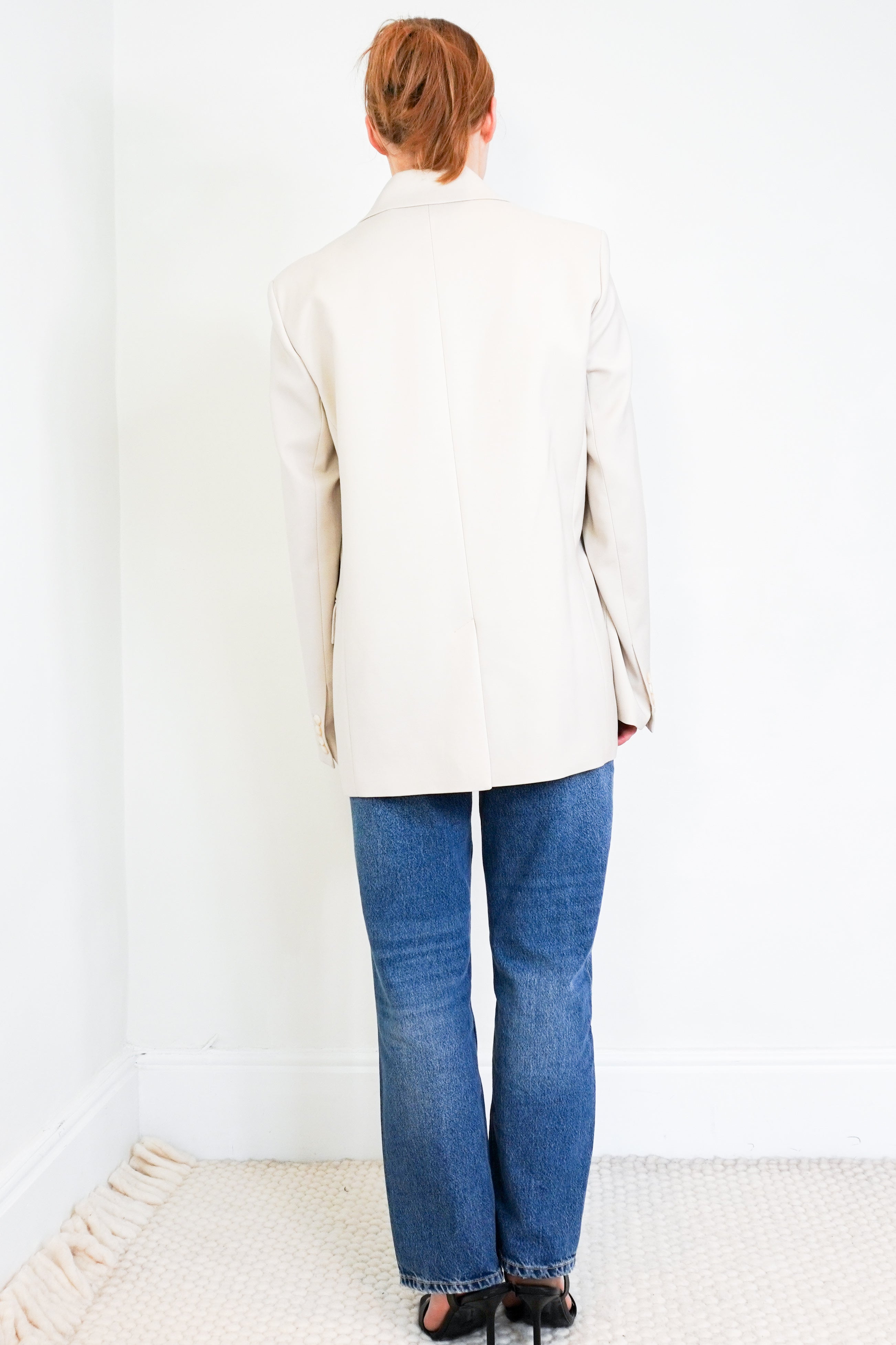 Joseph-Cream-Jaden-Tailored-Blazer-back-picture-Chelsea-London