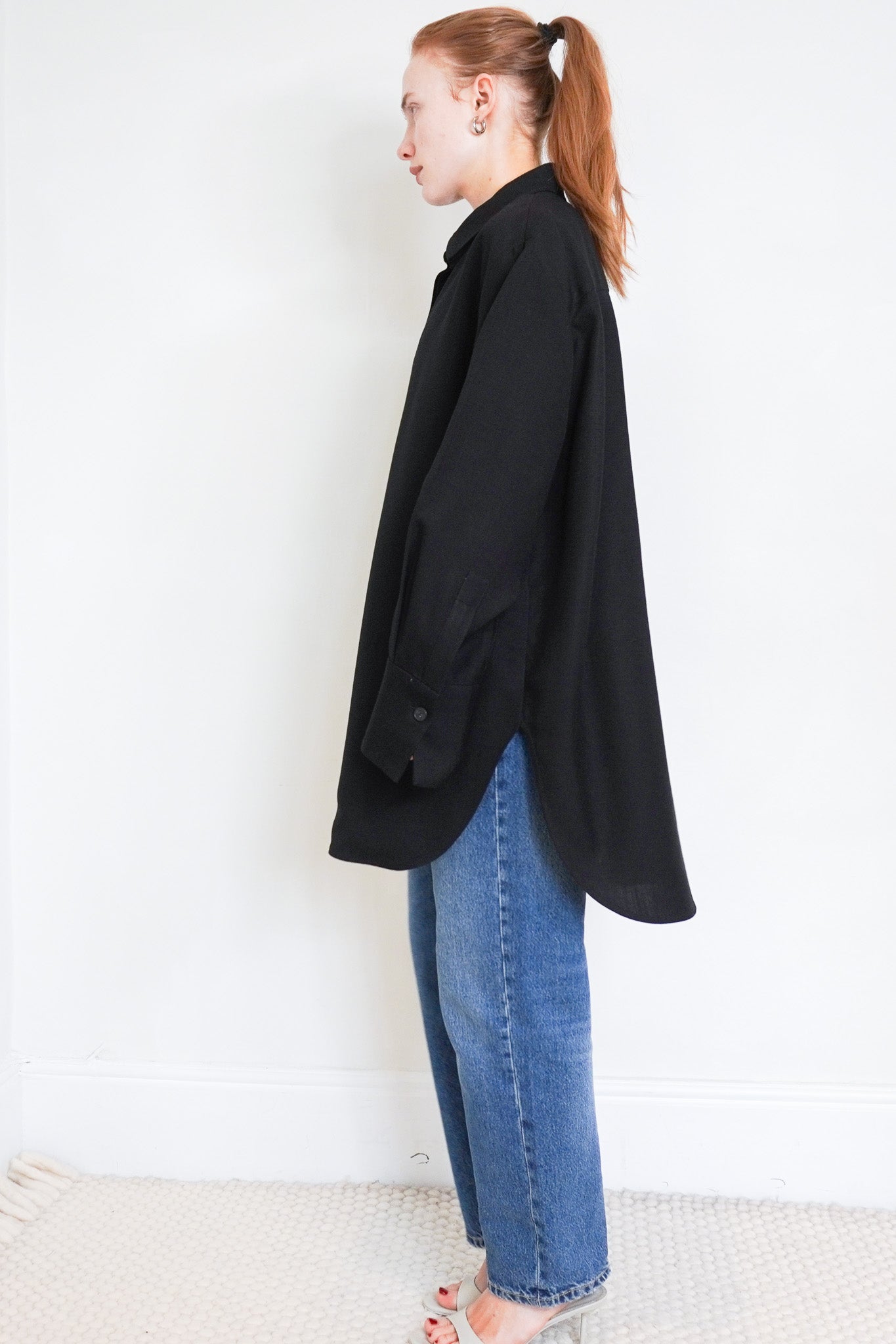 Joseph Long Line Black Shirt | Authentic Preloved - Reloved Again