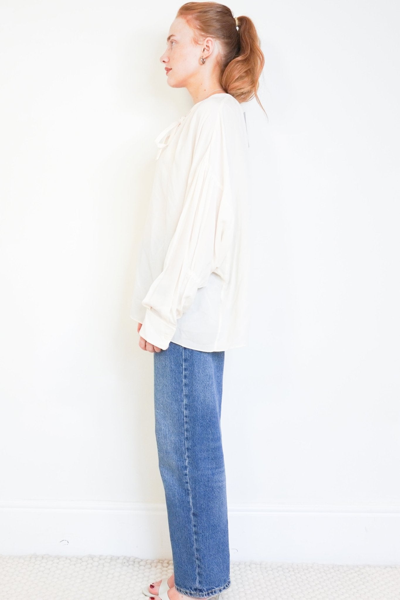 Joseph Cream Elijah Silk Georgette Blouse (RRP £200) | Authentic Preloved FINAL SALE - Reloved Again