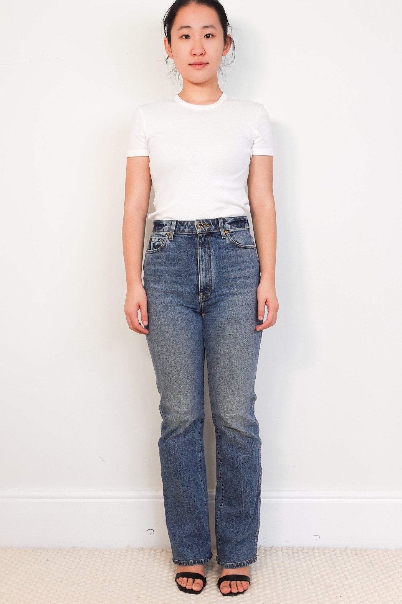 Khaite-Danielle-Blue-Straight-Leg-Jeans-front-picture-Chelsea-London